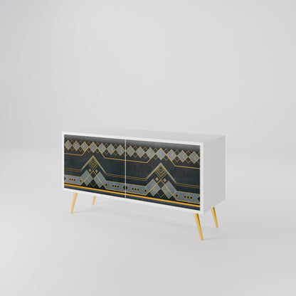 ROYAL ORDINARINESS Mueble de TV Compacto de 2 puertas