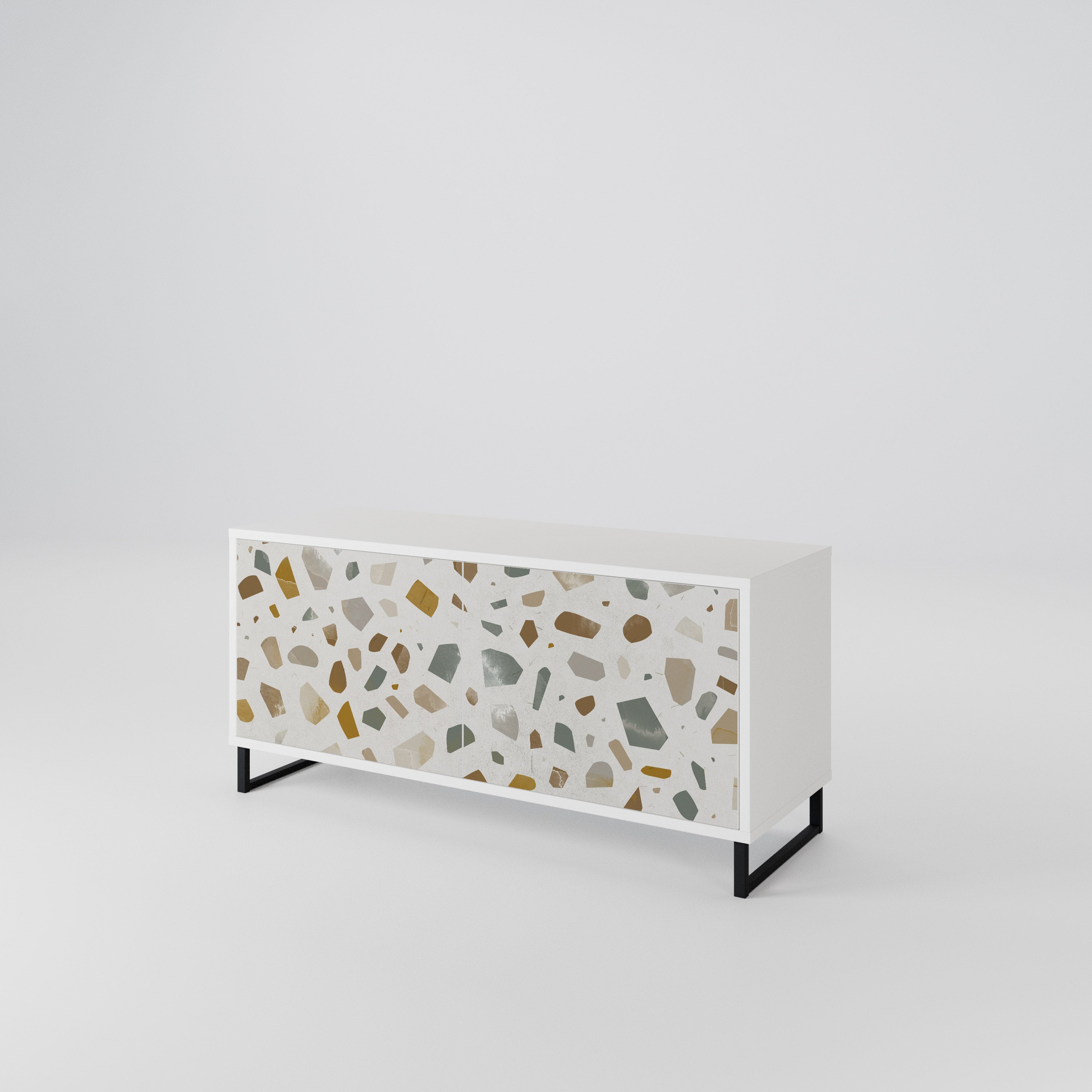 PIECES OF TOMORROW Mueble de TV Compacto de 2 puertas