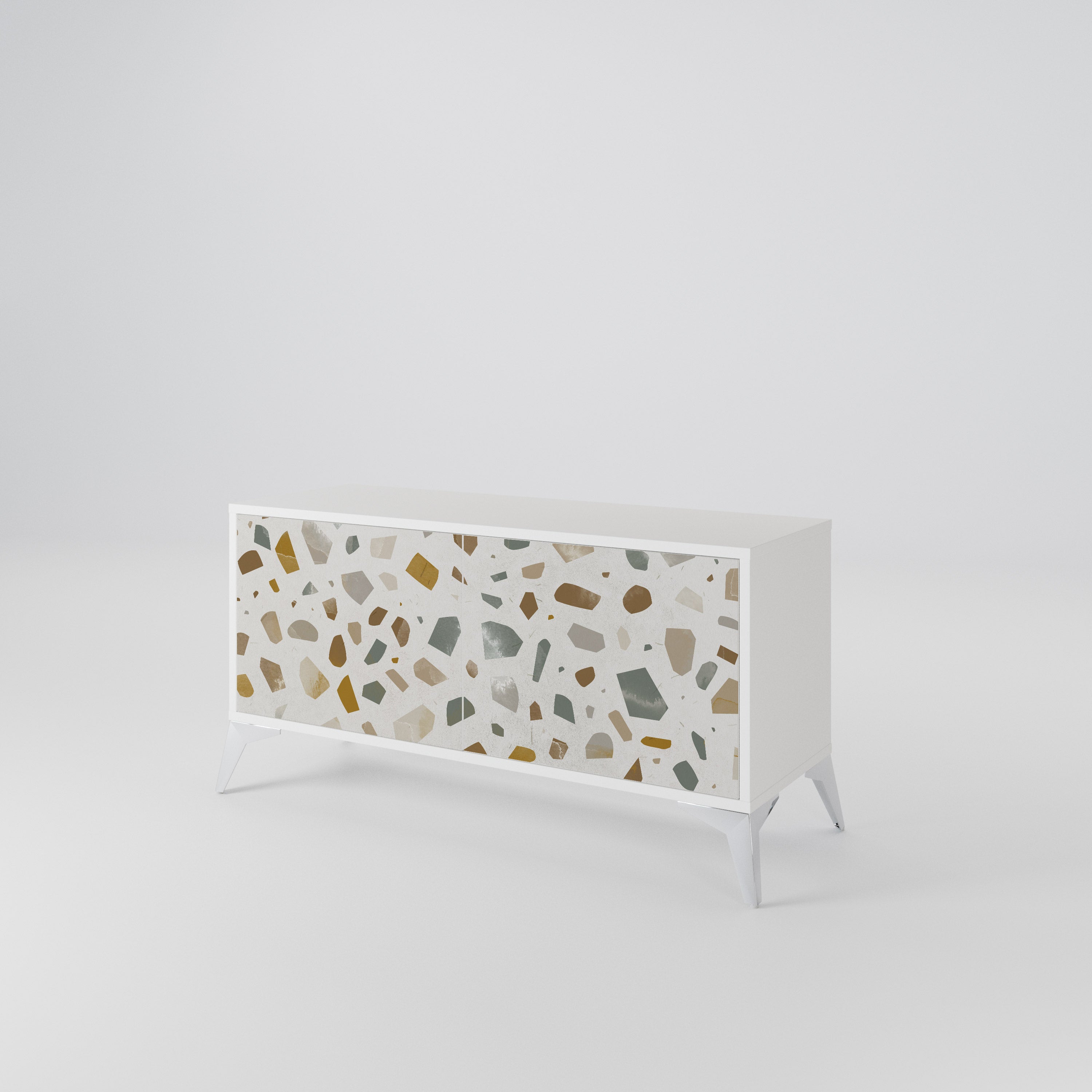 PIECES OF TOMORROW Mueble de TV Compacto de 2 puertas