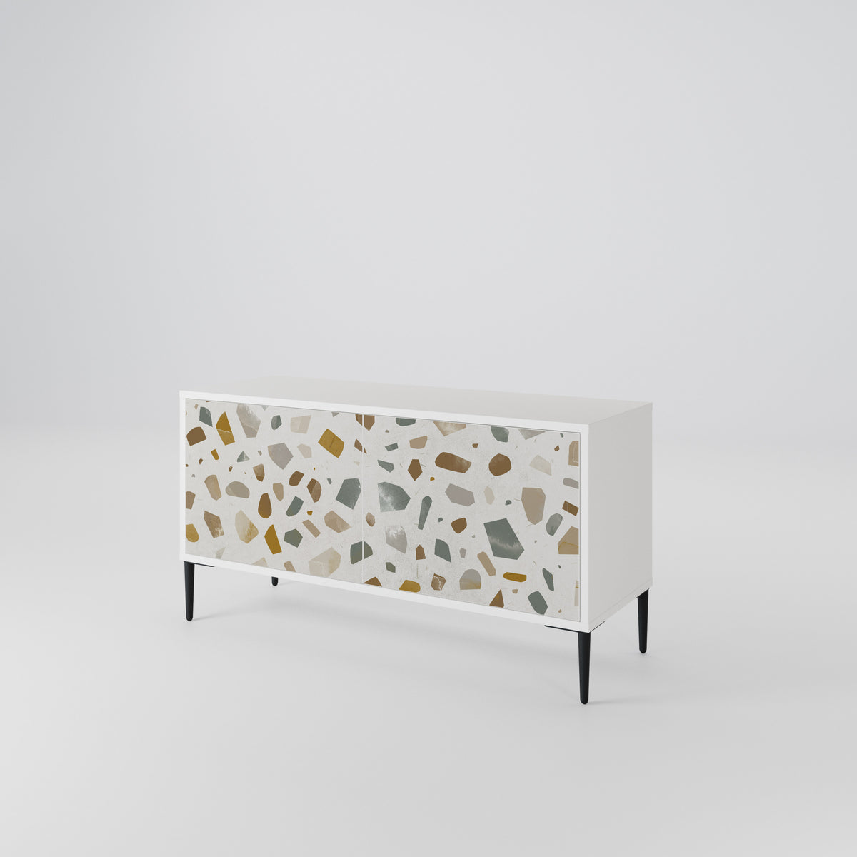 PIECES OF TOMORROW Mueble de TV Compacto de 2 puertas