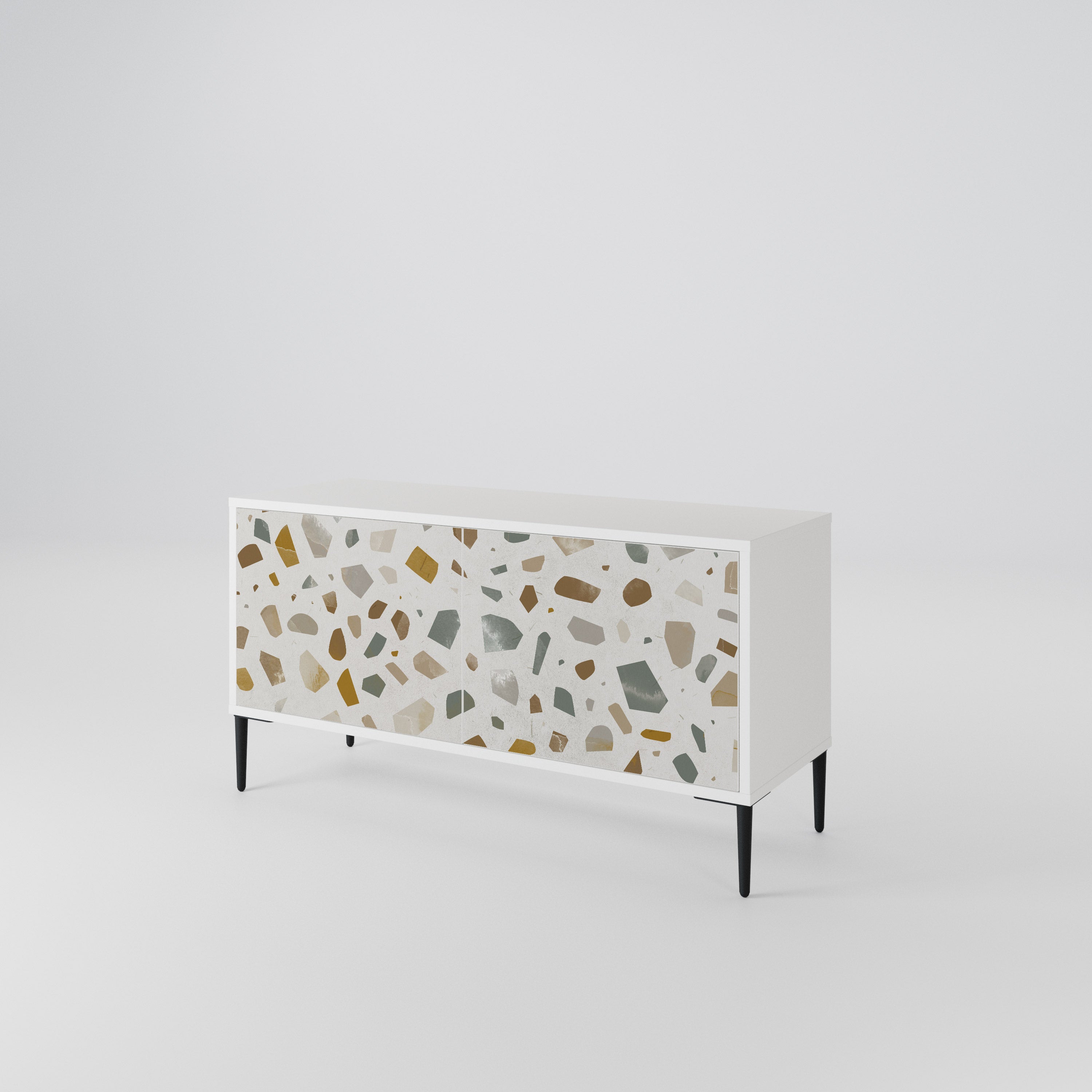 PIECES OF TOMORROW Mueble de TV Compacto de 2 puertas