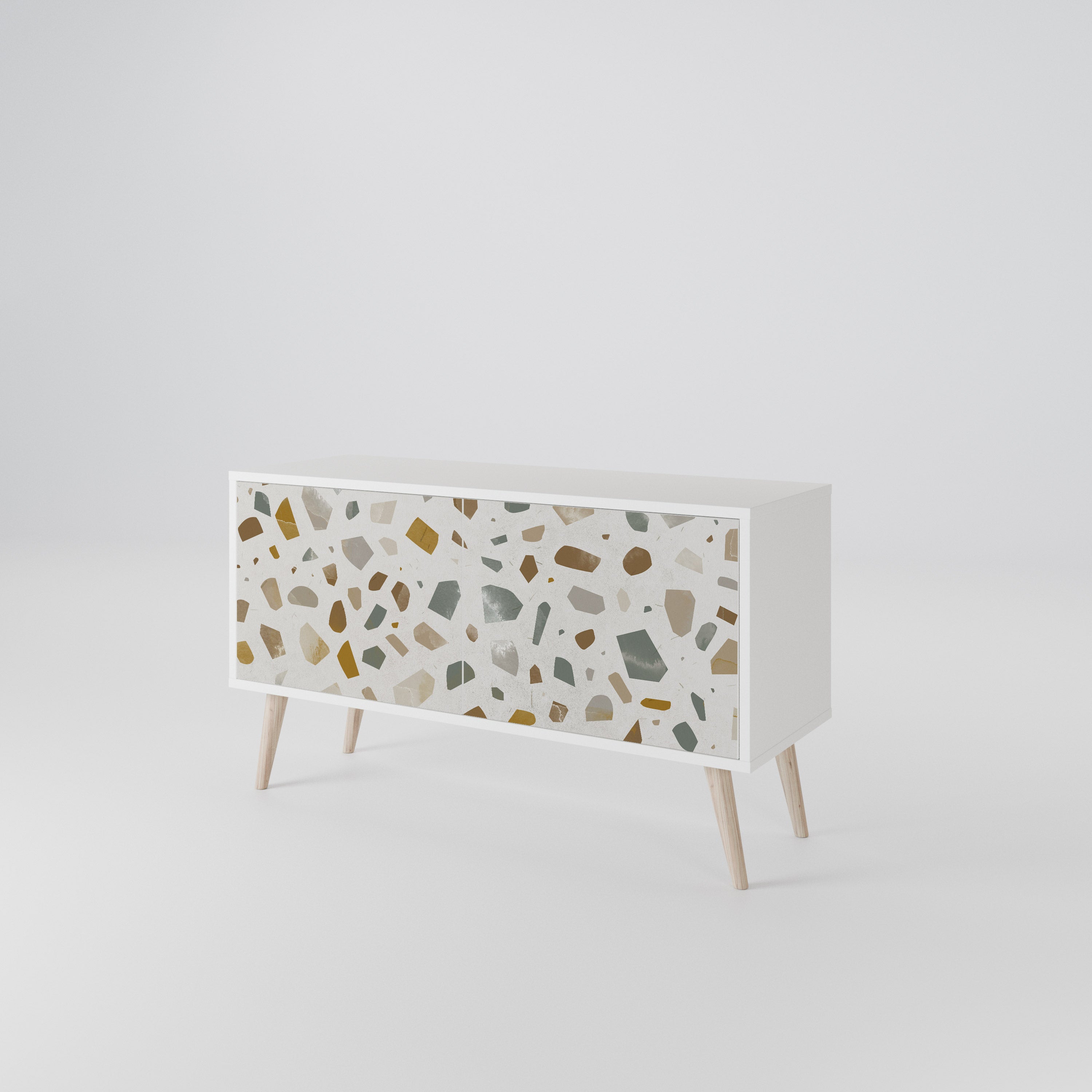 PIECES OF TOMORROW Mueble de TV Compacto de 2 puertas