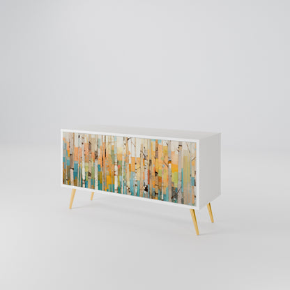 BIRCH KALEIDOSCOPE Mueble de TV Compacto de 2 puertas
