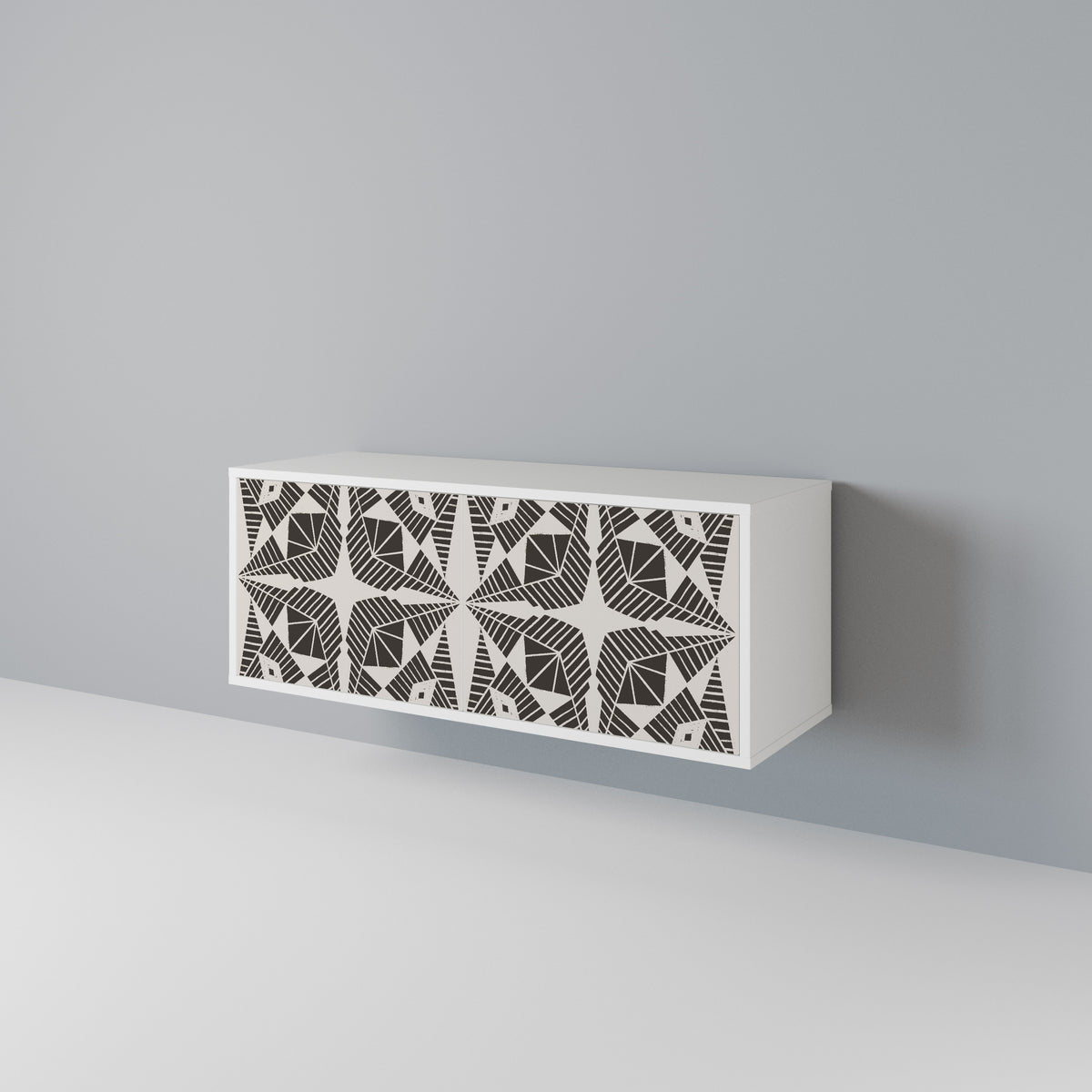 MONOCHROME NEXUS Mueble de TV Compacto de 2 puertas
