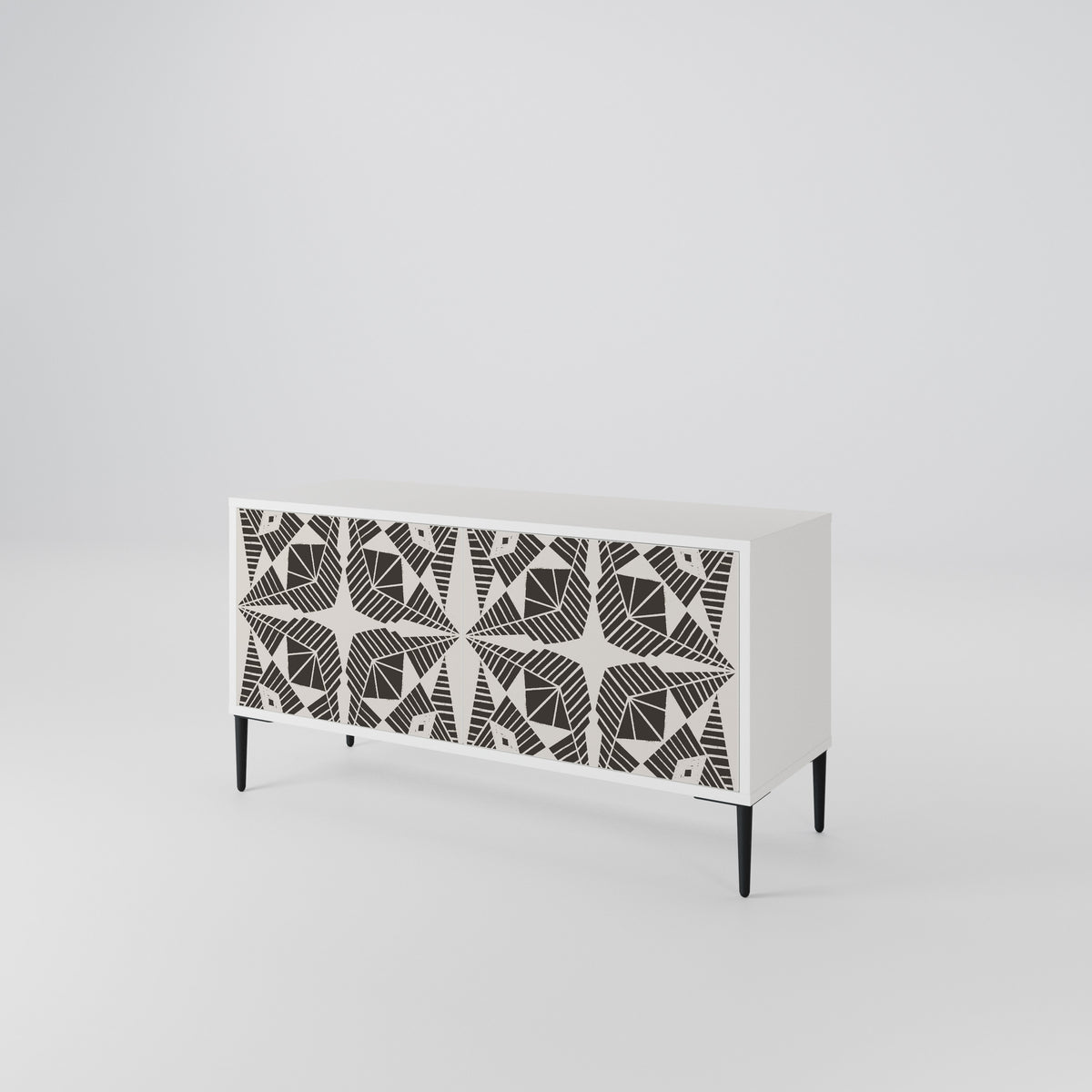 MONOCHROME NEXUS Mueble de TV Compacto de 2 puertas