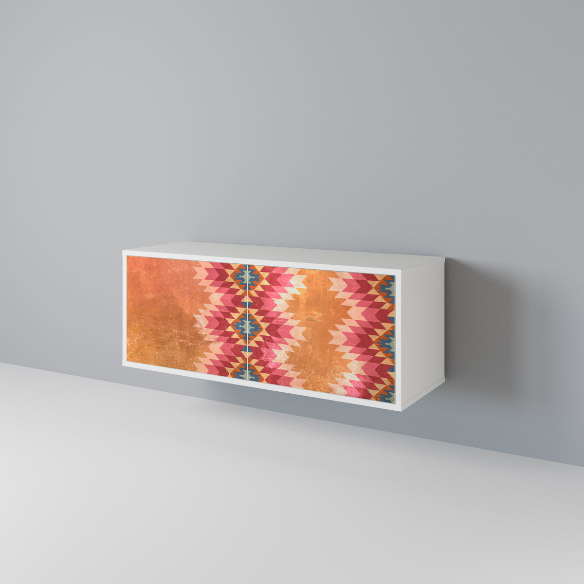 INDIAN FOLK Mueble de TV Compacto de 2 puertas