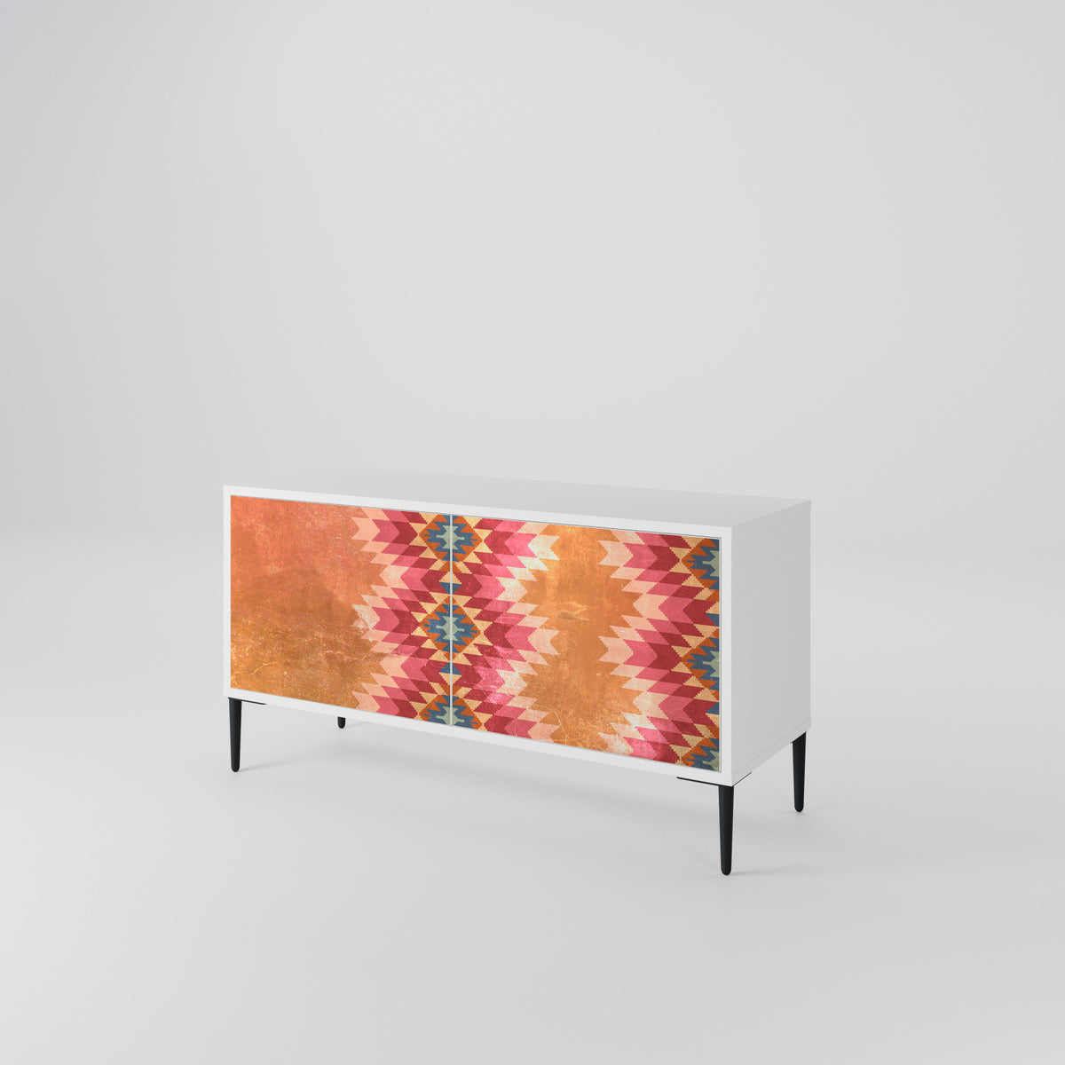 INDIAN FOLK Mueble de TV Compacto de 2 puertas