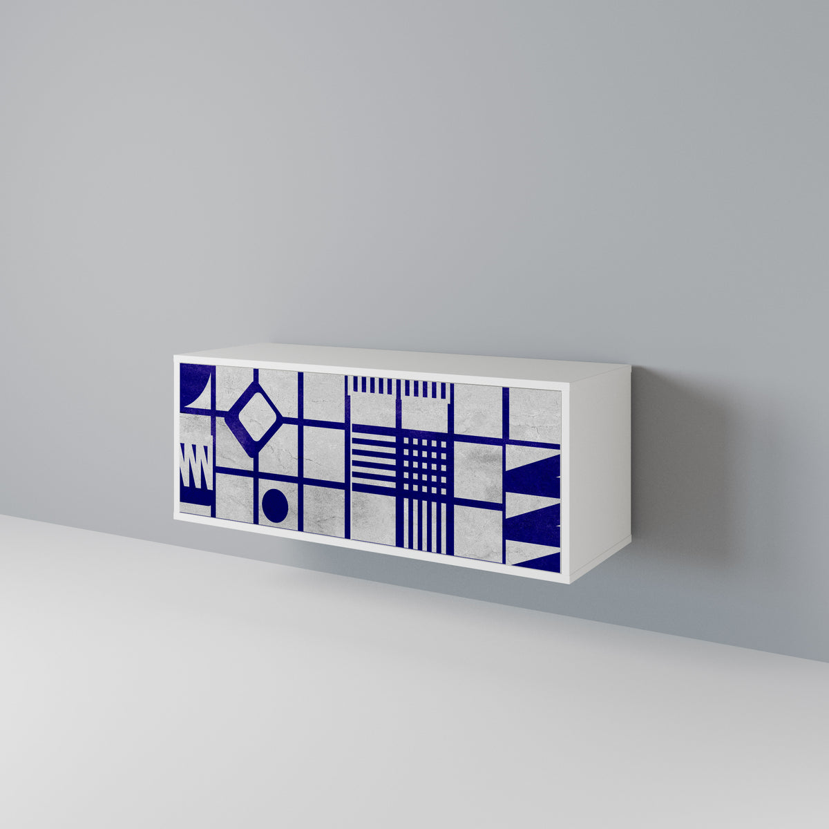 THE RIGHT PLACES Mueble de TV Compacto de 2 puertas