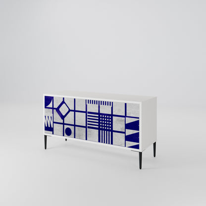 THE RIGHT PLACES Mueble de TV Compacto de 2 puertas