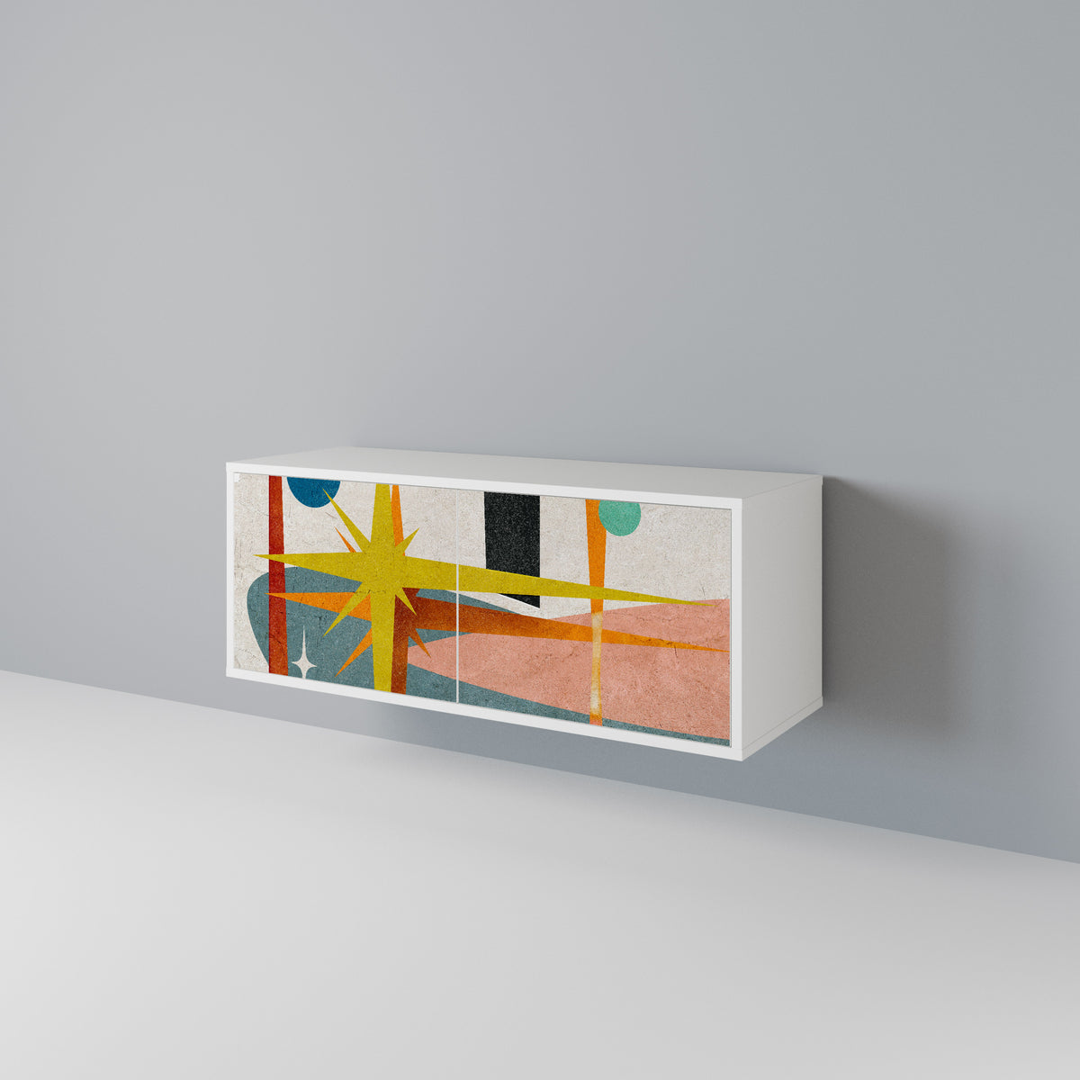 INTERSTELLAR VIBES Compact 2-Door TV Cabinet
