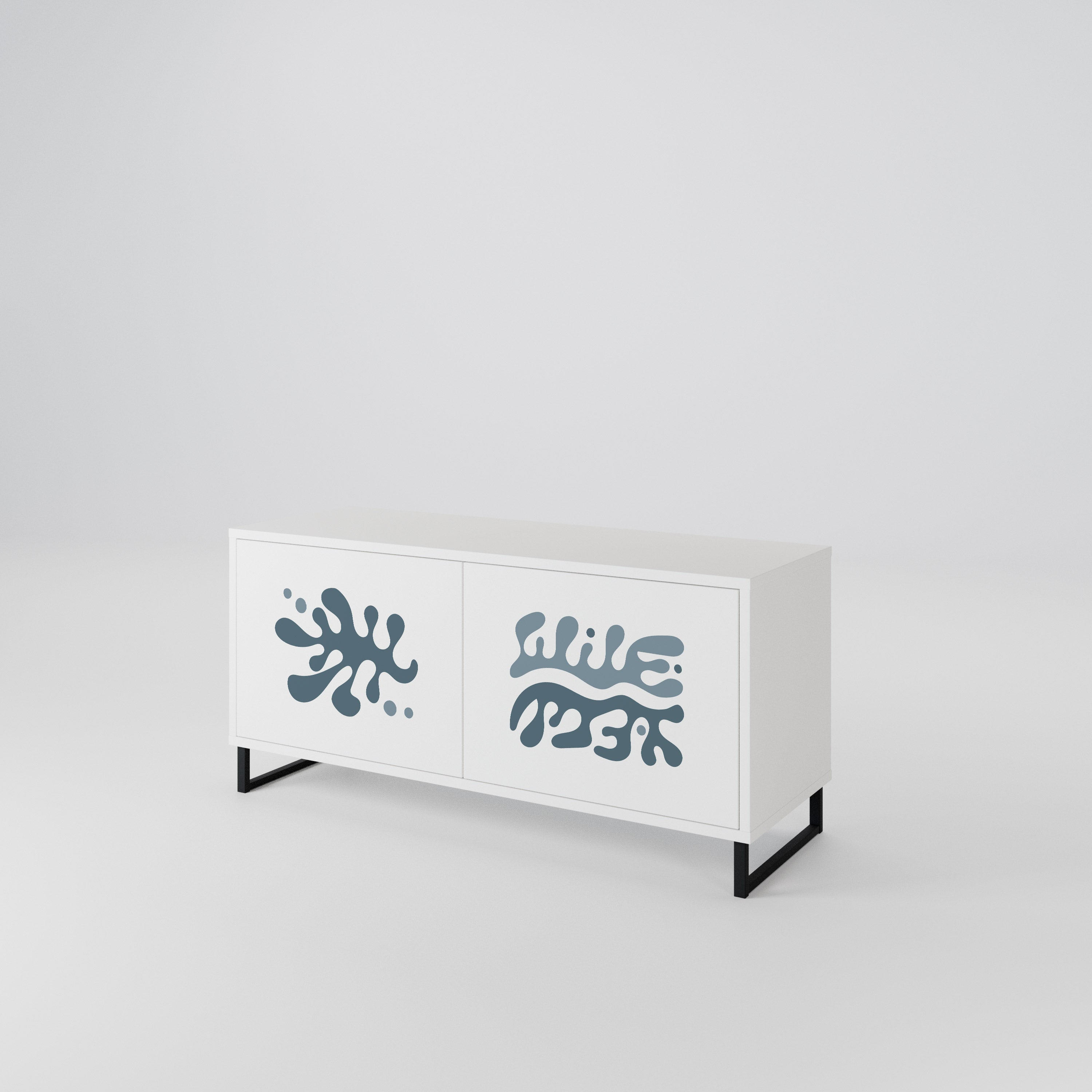 WONDERLAND VEGETATION Mueble de TV Compacto de 2 puertas