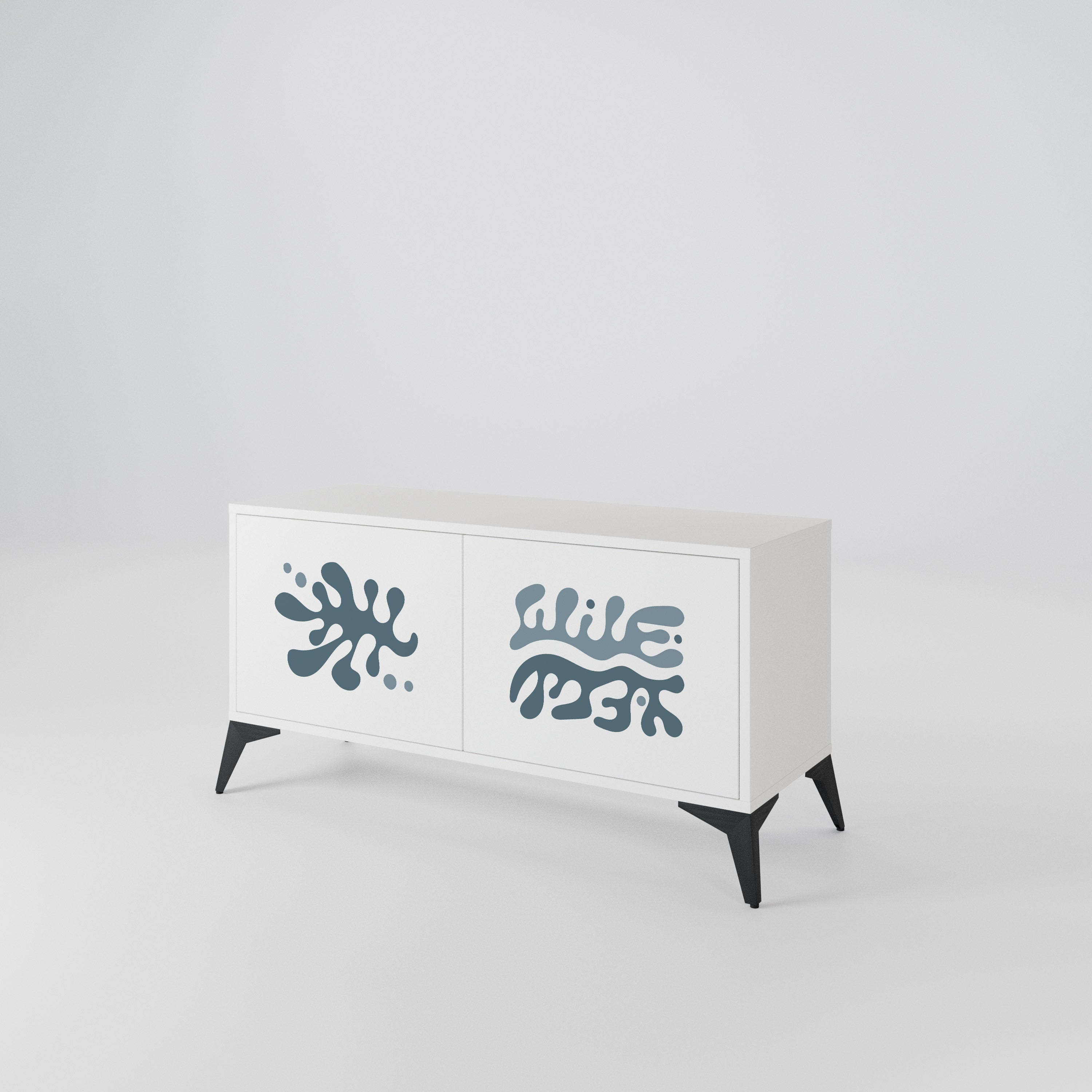 WONDERLAND VEGETATION Mueble de TV Compacto de 2 puertas