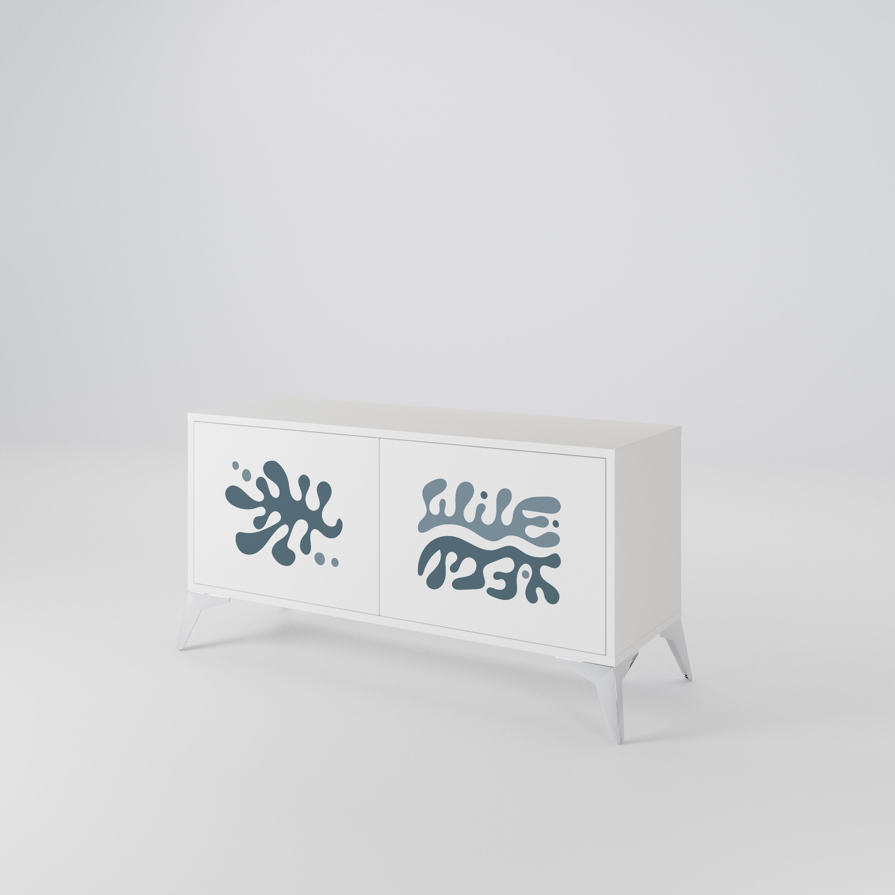 WONDERLAND VEGETATION Mueble de TV Compacto de 2 puertas