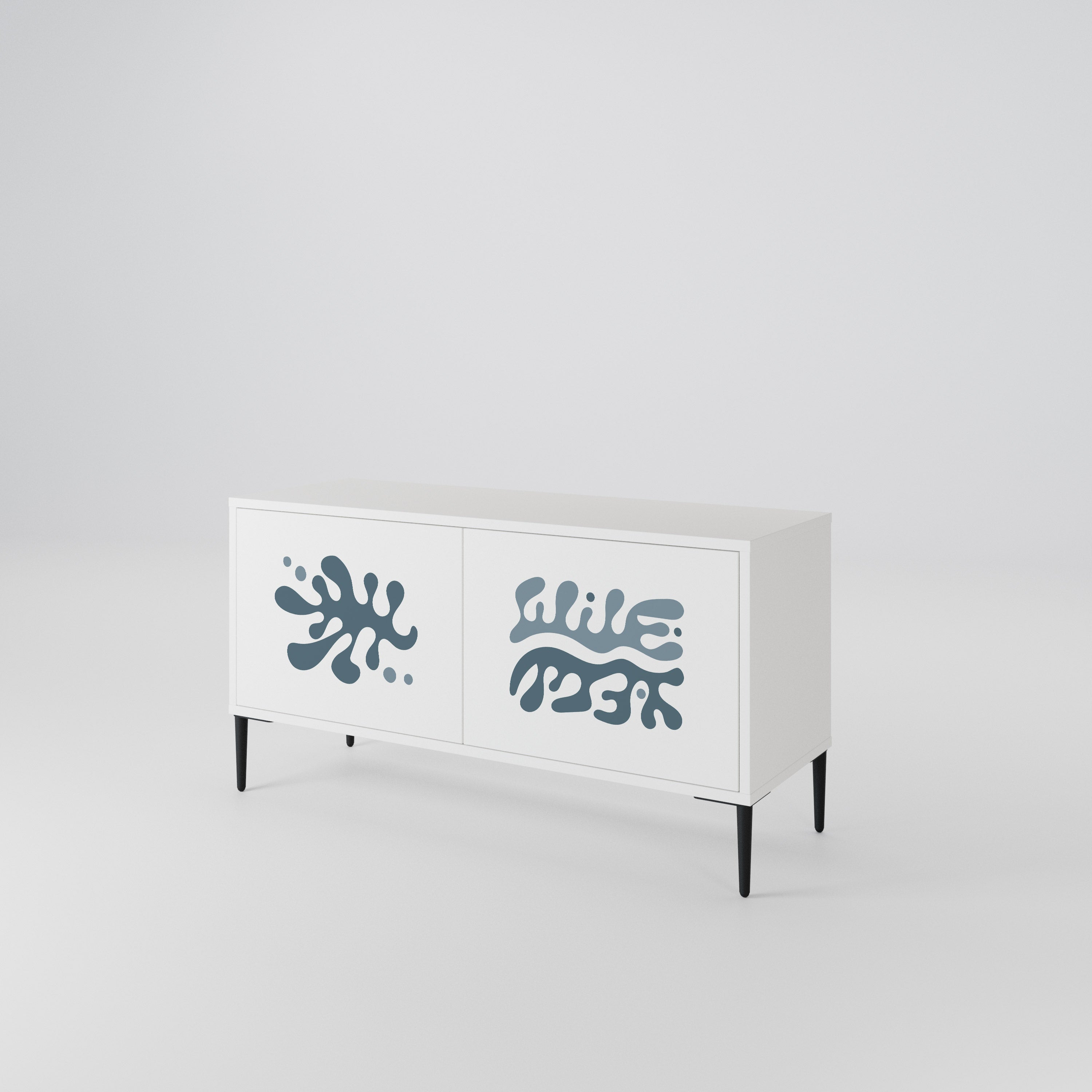 WONDERLAND VEGETATION Mueble de TV Compacto de 2 puertas