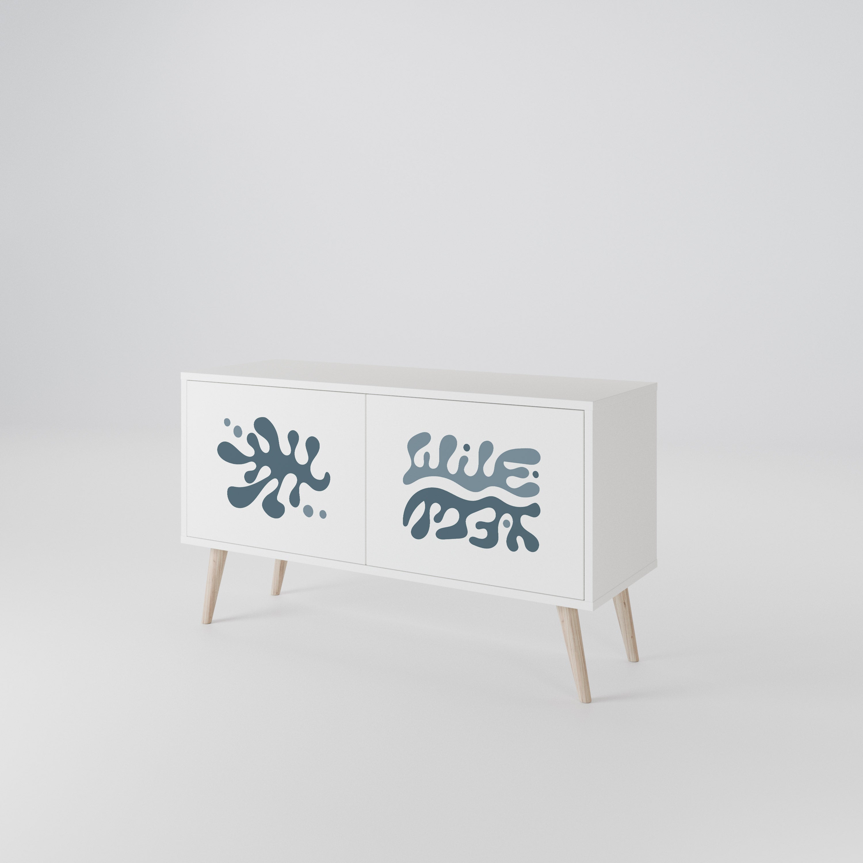 WONDERLAND VEGETATION Mueble de TV Compacto de 2 puertas