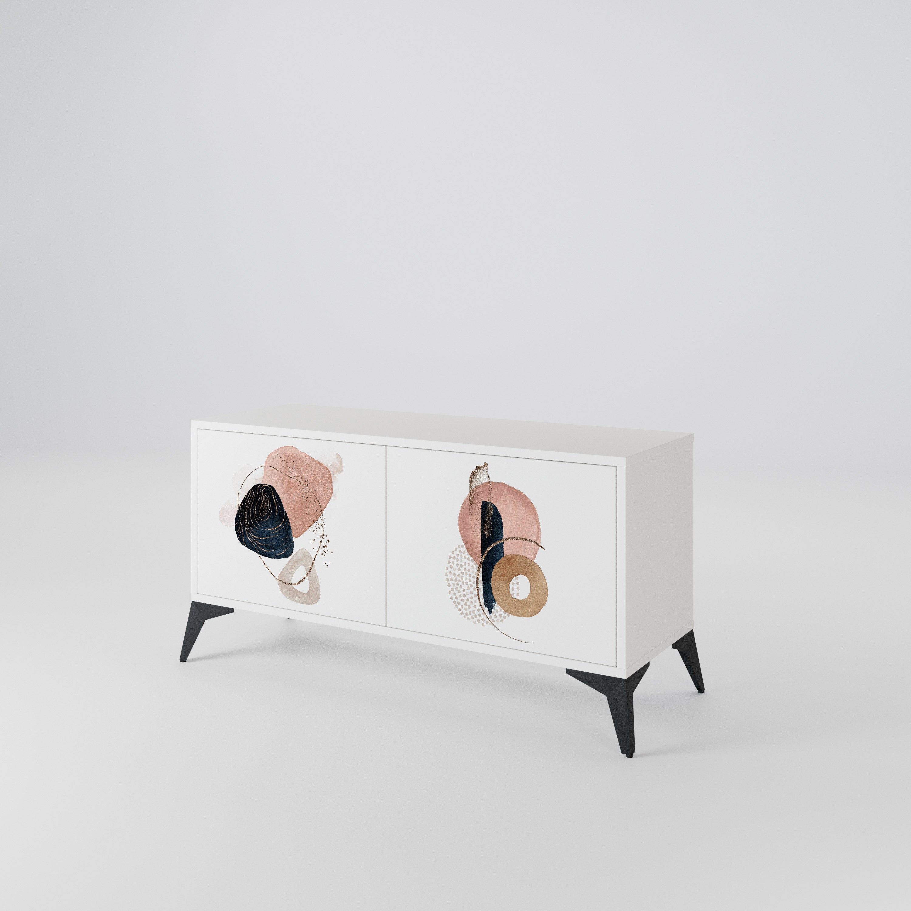 COLORFUL SHAPES Mueble de TV Compacto de 2 puertas