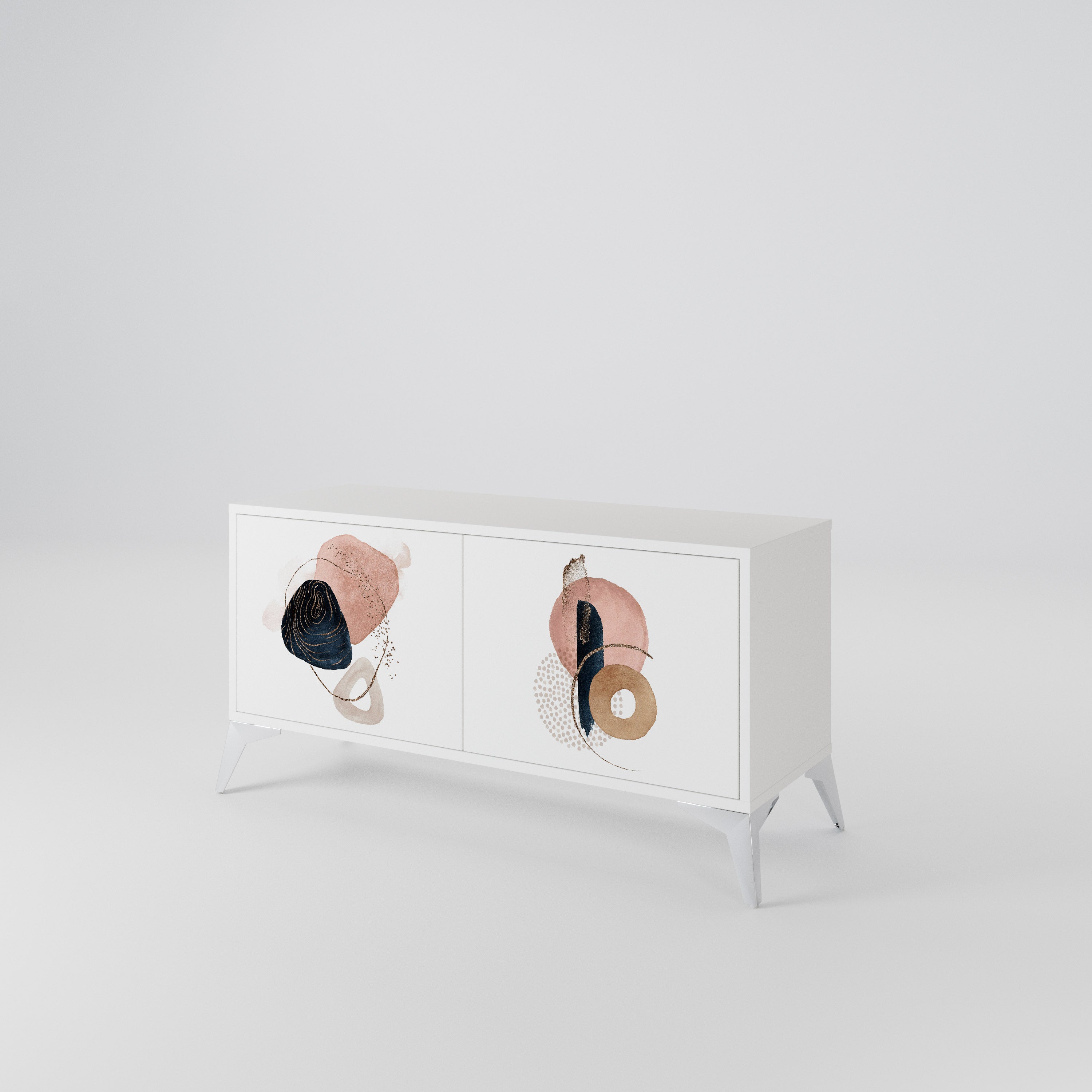 COLORFUL SHAPES Mueble de TV Compacto de 2 puertas