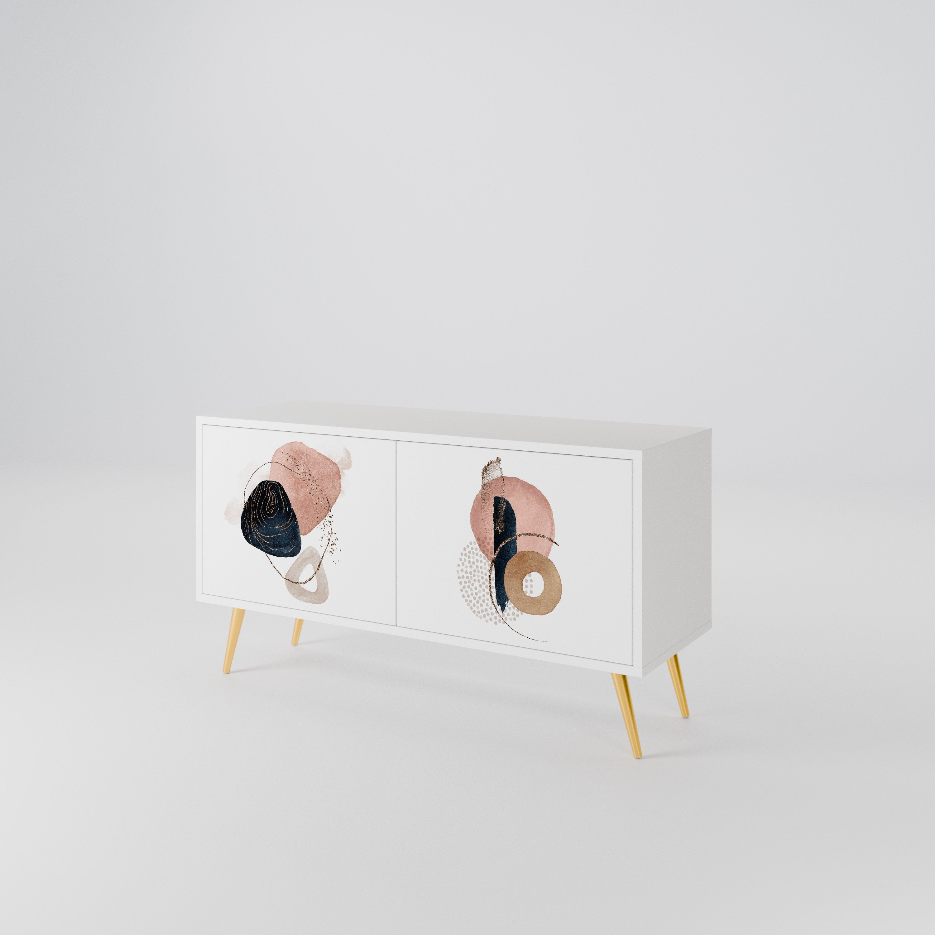 COLORFUL SHAPES Mueble de TV Compacto de 2 puertas