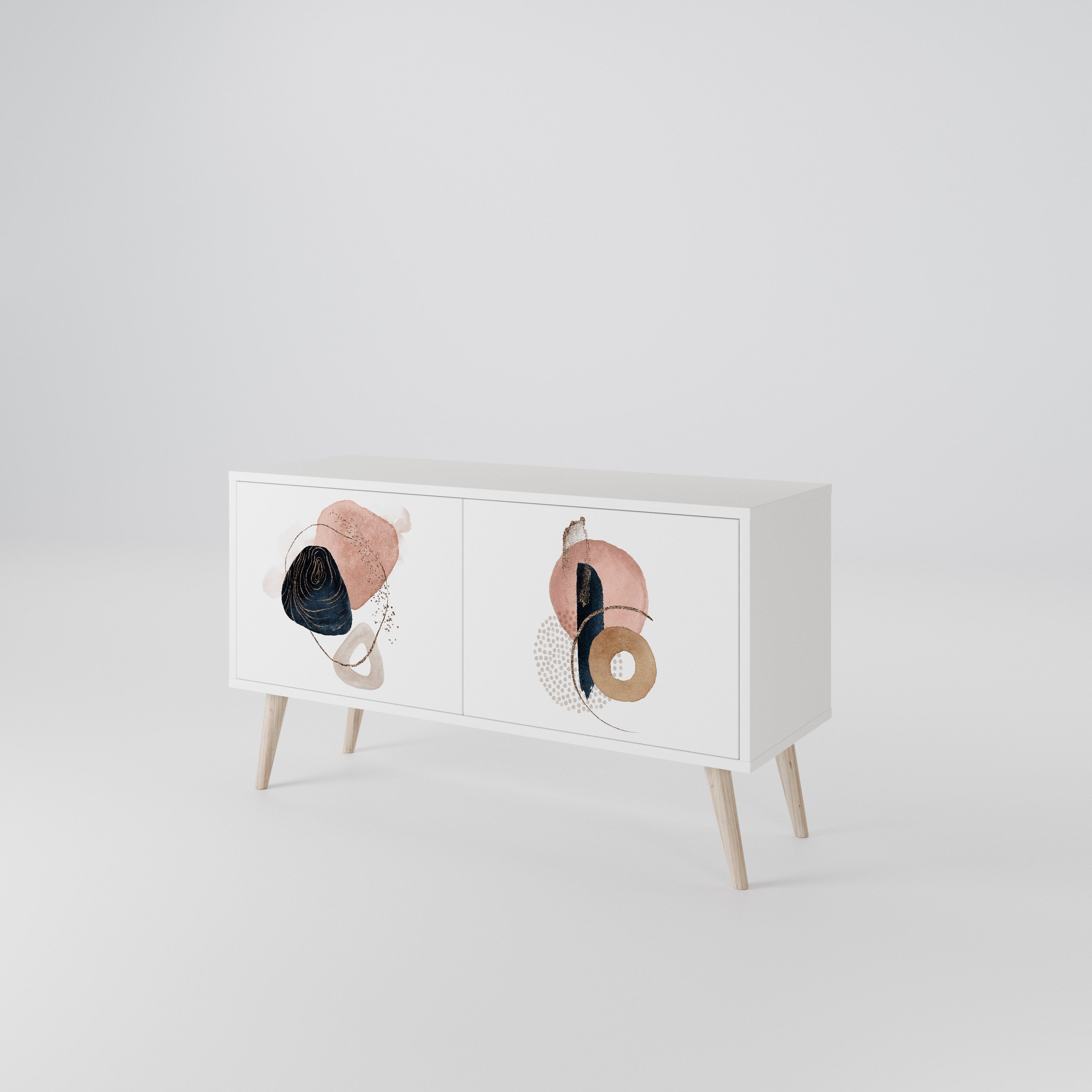 COLORFUL SHAPES Mueble de TV Compacto de 2 puertas
