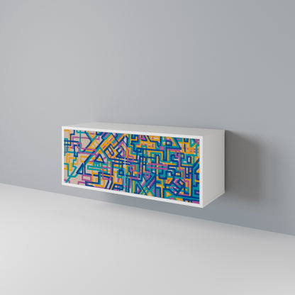 MEMORIES MAP Mueble de TV Compacto de 2 puertas