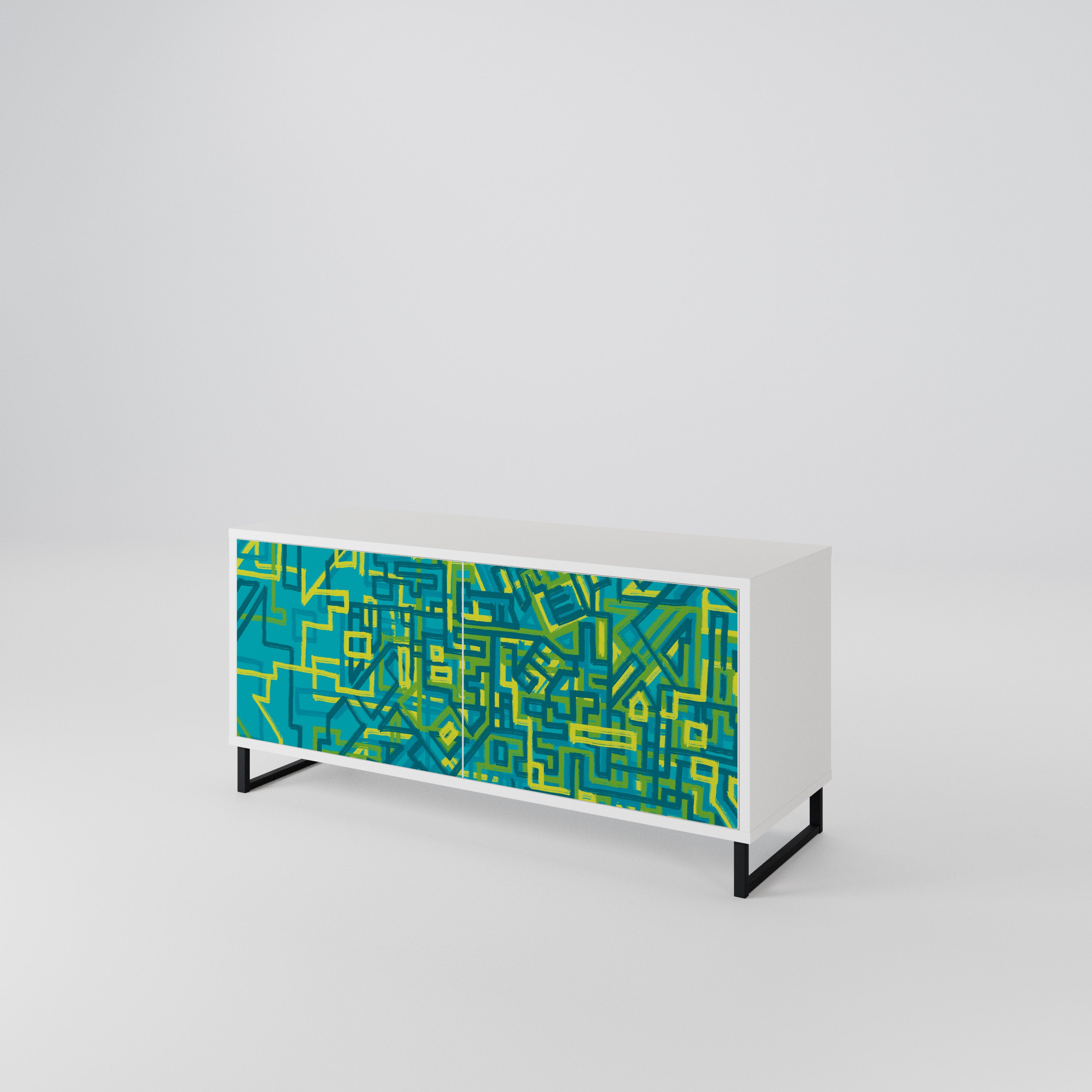 NOSTALGIC MEMORIES Mueble de TV Compacto de 2 puertas