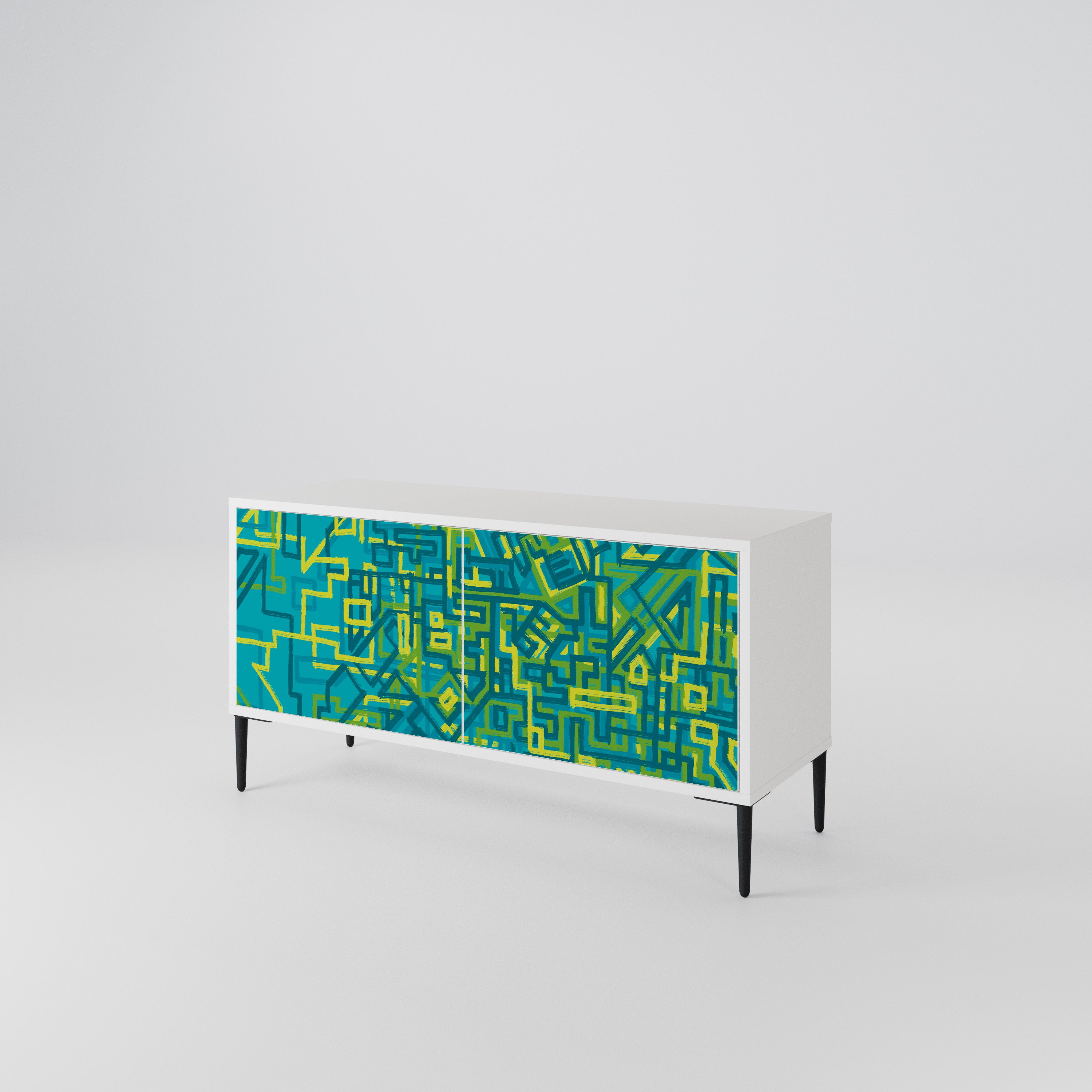 NOSTALGIC MEMORIES Mueble de TV Compacto de 2 puertas