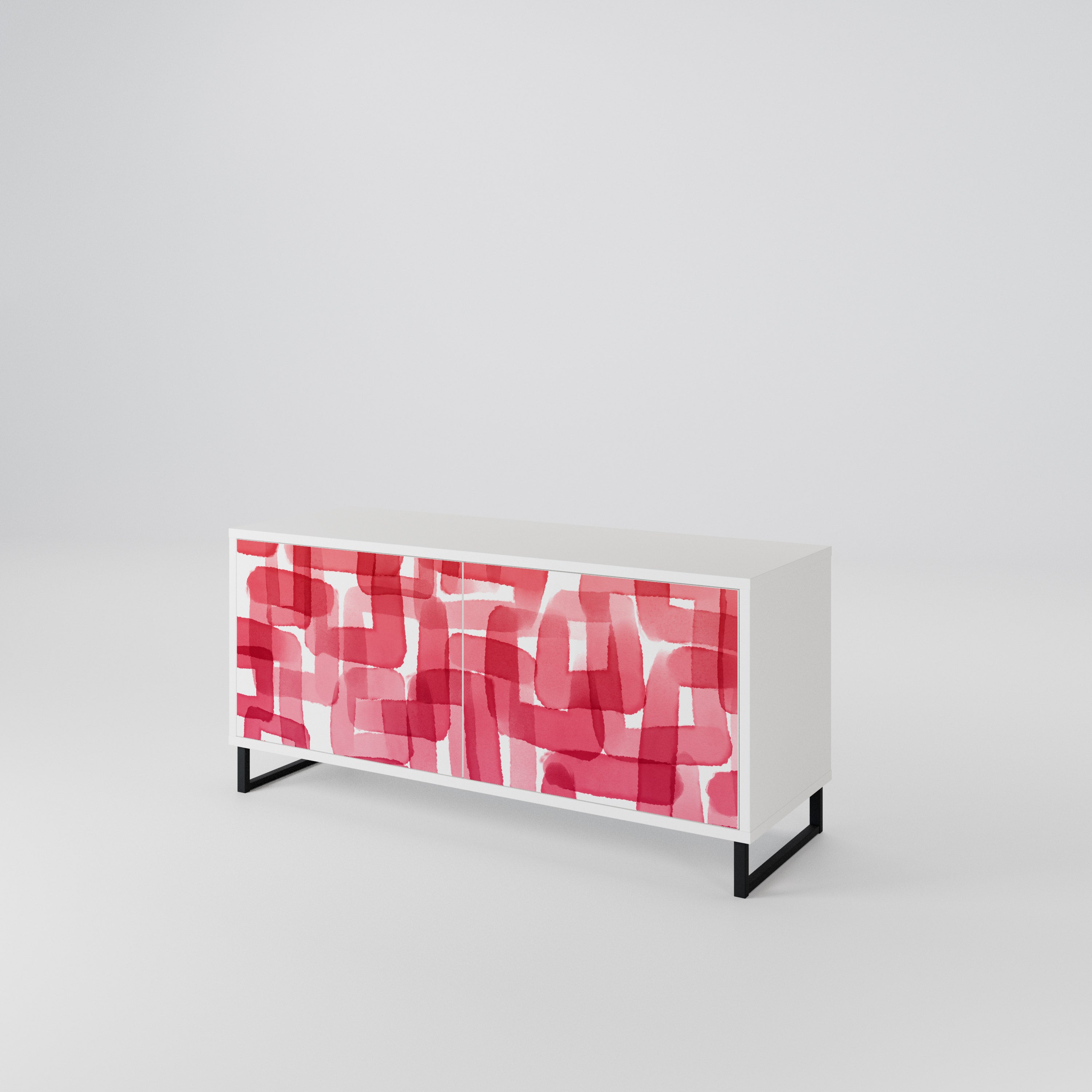 KALEIDOSCOPIC CUBISM Mueble de TV Compacto de 2 puertas