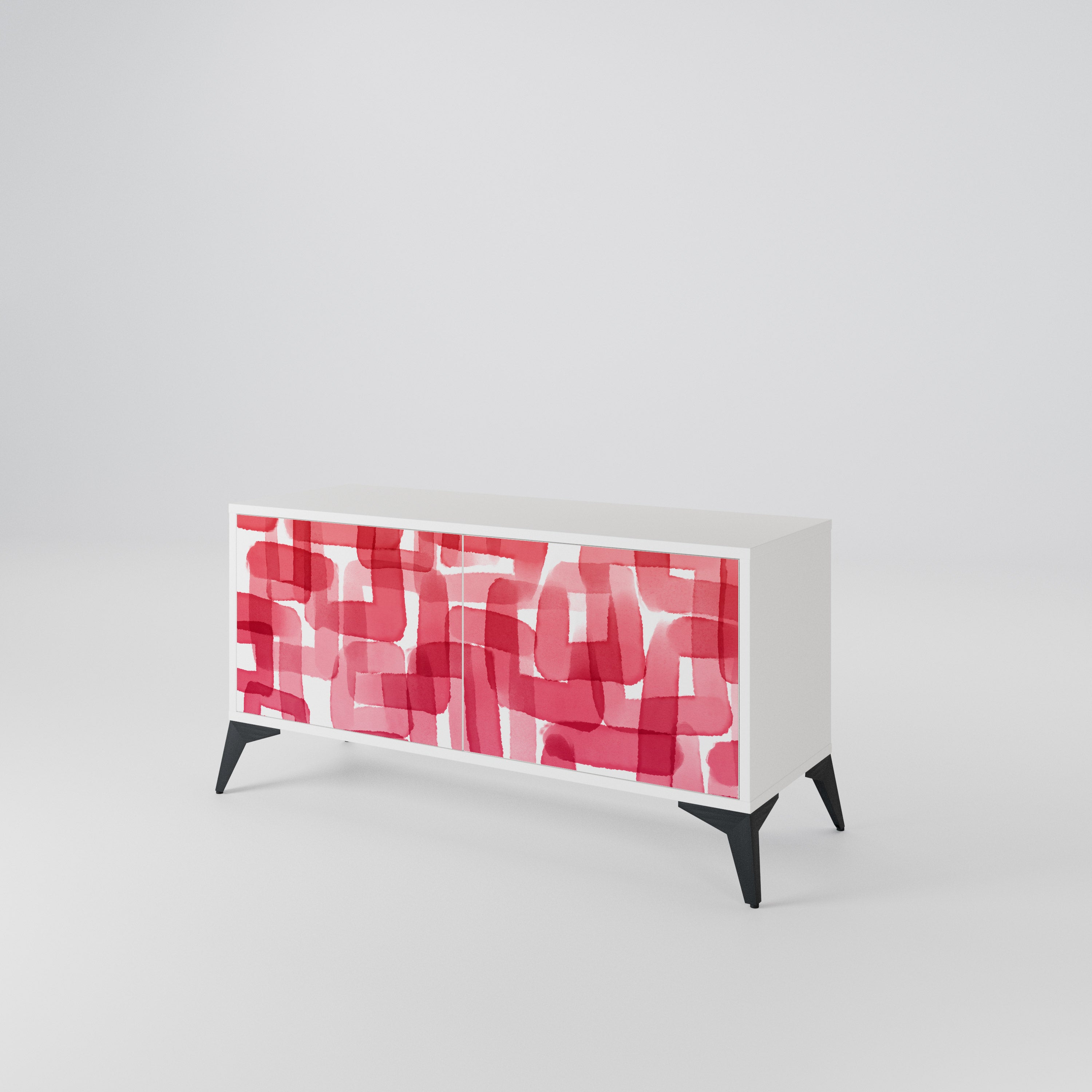 KALEIDOSCOPIC CUBISM Mueble de TV Compacto de 2 puertas
