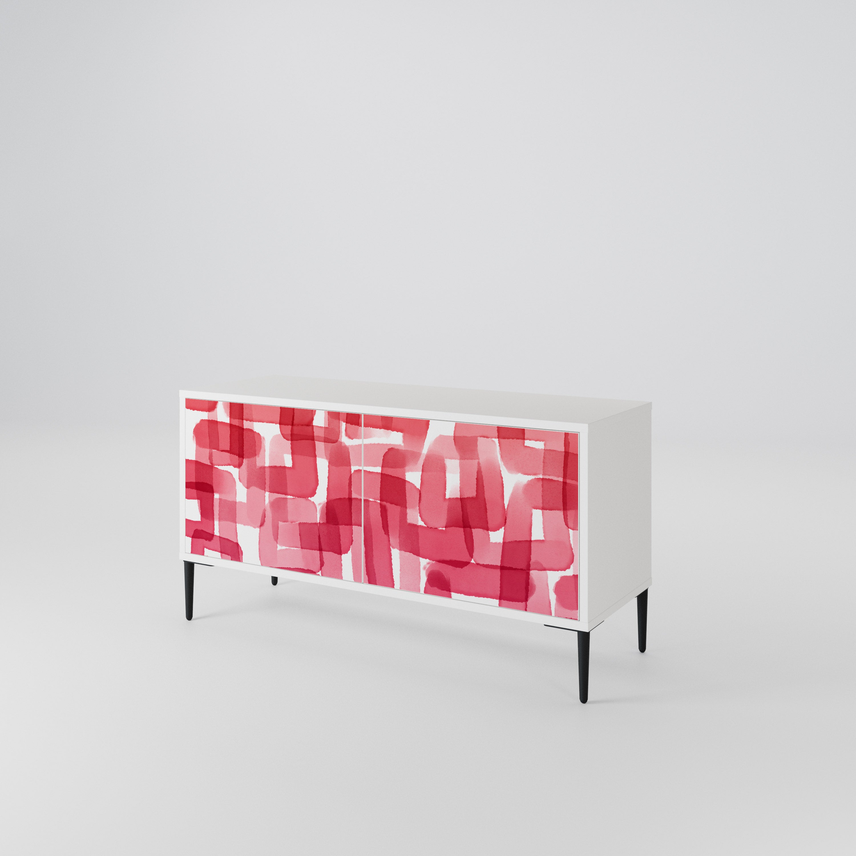 KALEIDOSCOPIC CUBISM Mueble de TV Compacto de 2 puertas