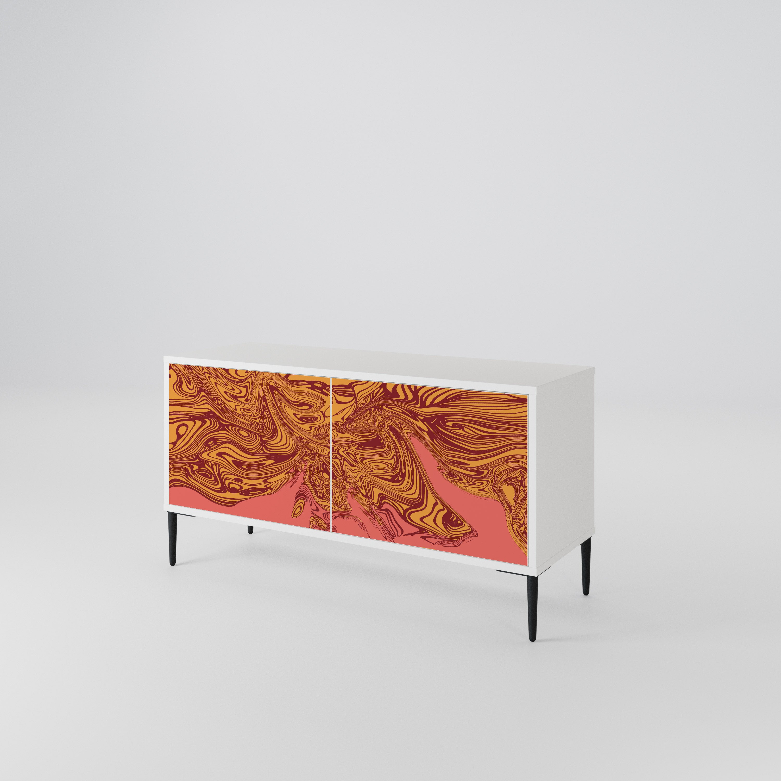FLOATING THOUGHTS Mueble de TV Compacto de 2 puertas