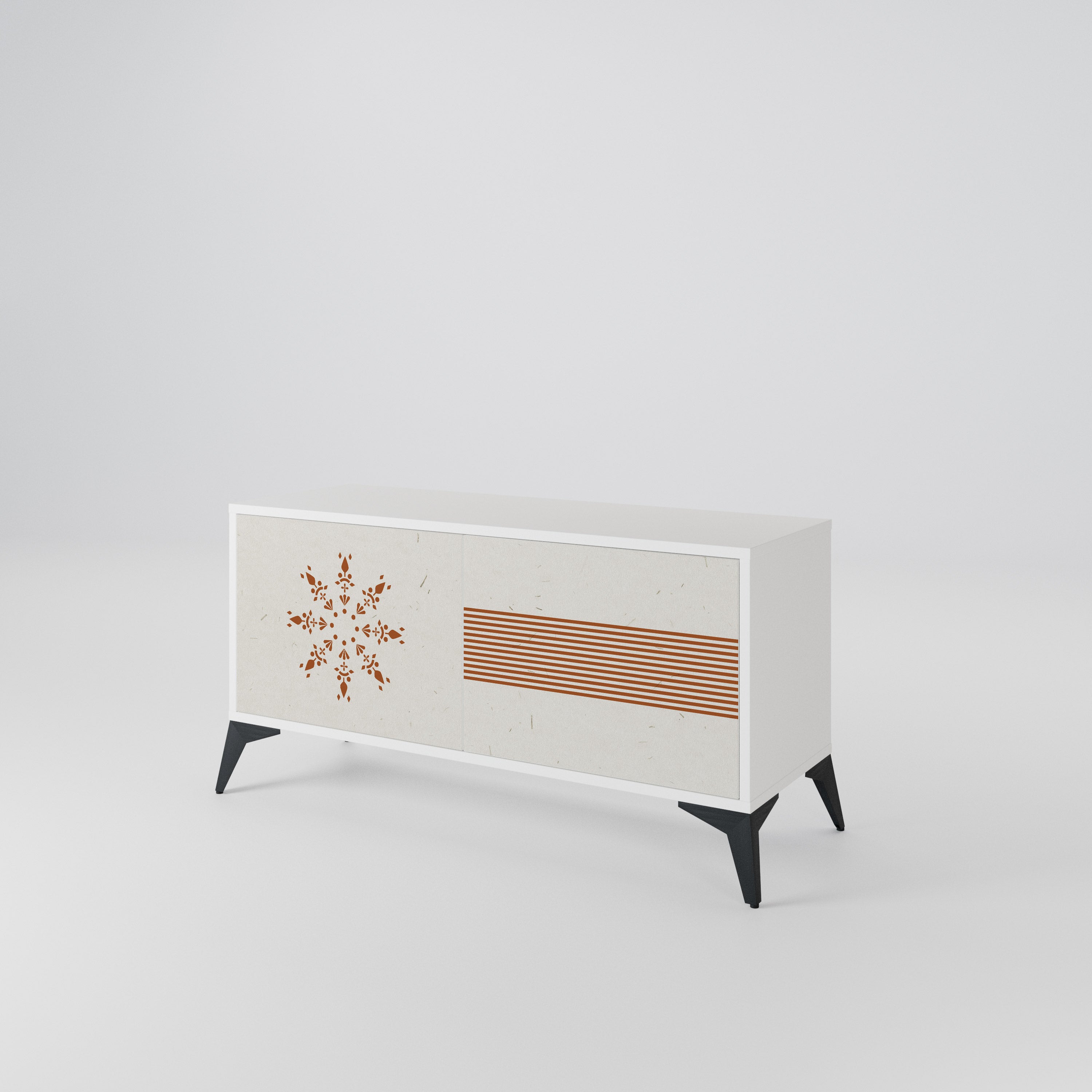 DAILY HARMONY Mueble de TV Compacto de 2 puertas