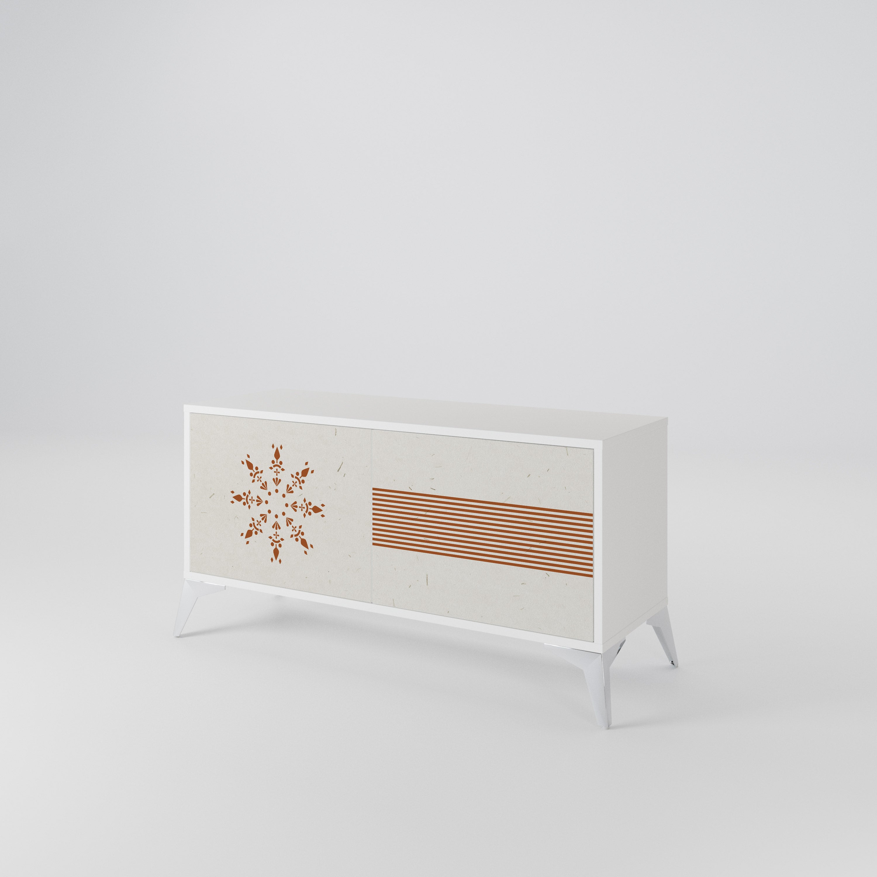 DAILY HARMONY Mueble de TV Compacto de 2 puertas