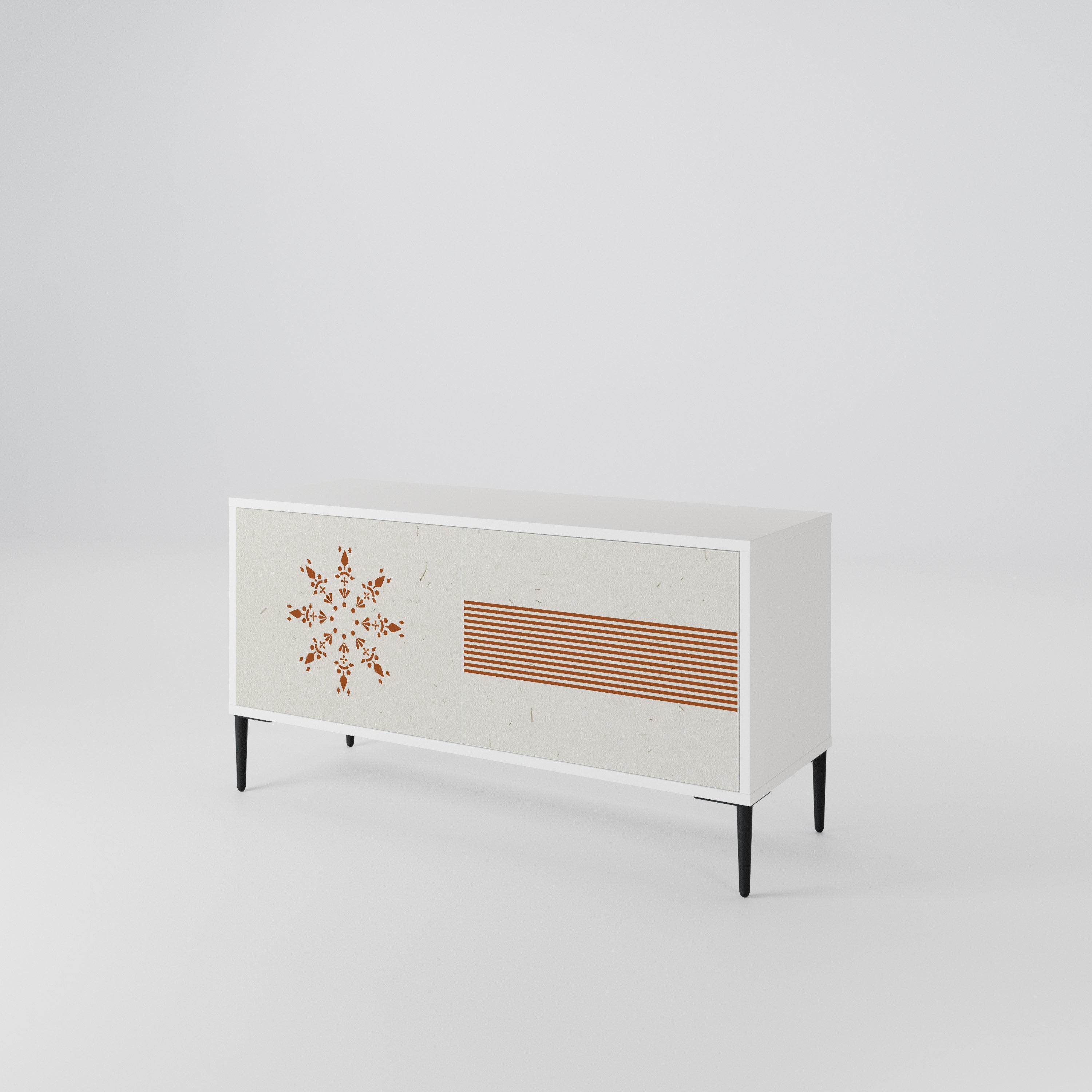 DAILY HARMONY Mueble de TV Compacto de 2 puertas