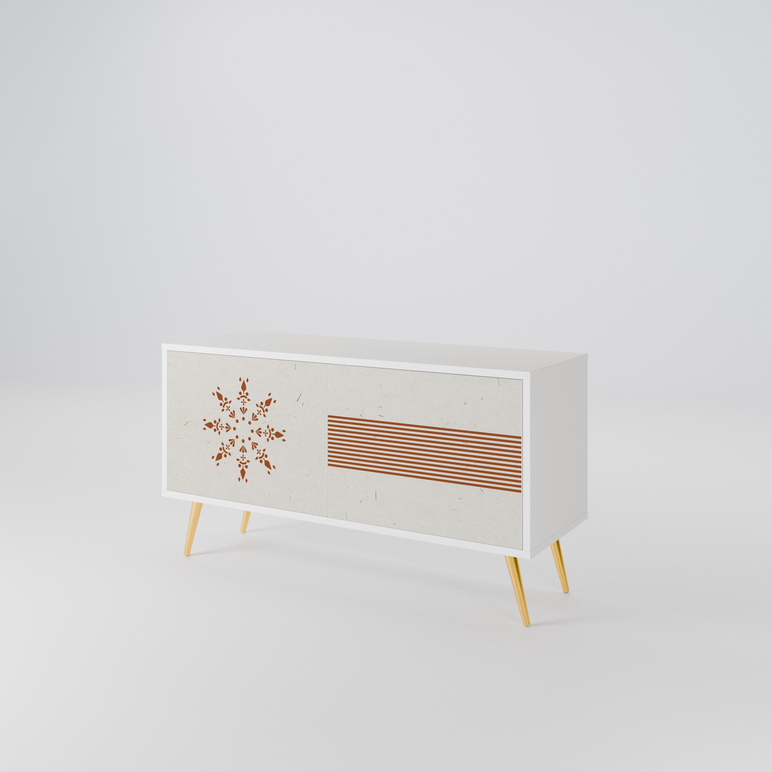 DAILY HARMONY Mueble de TV Compacto de 2 puertas