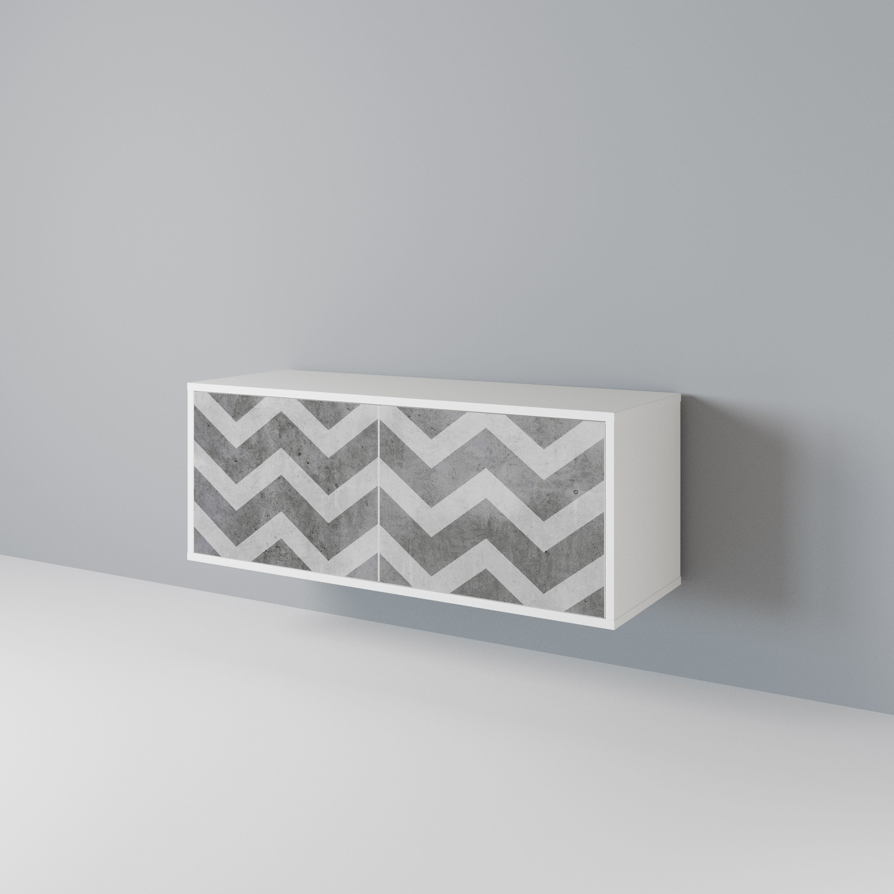 TOUGH ZIG ZAG Mueble de TV Compacto de 2 puertas