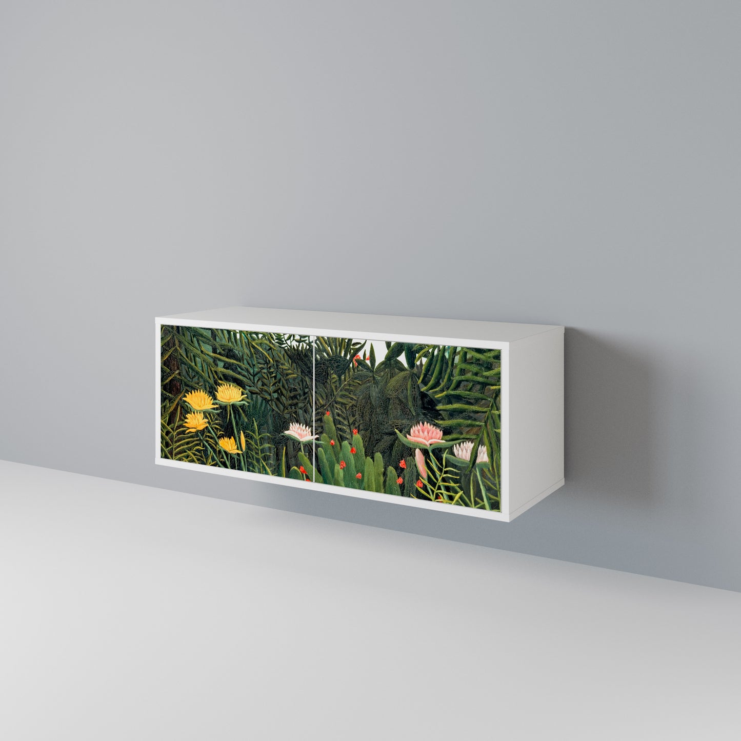 VIRGIN FOREST WITH SUNSET Mueble de TV Compacto de 2 puertas