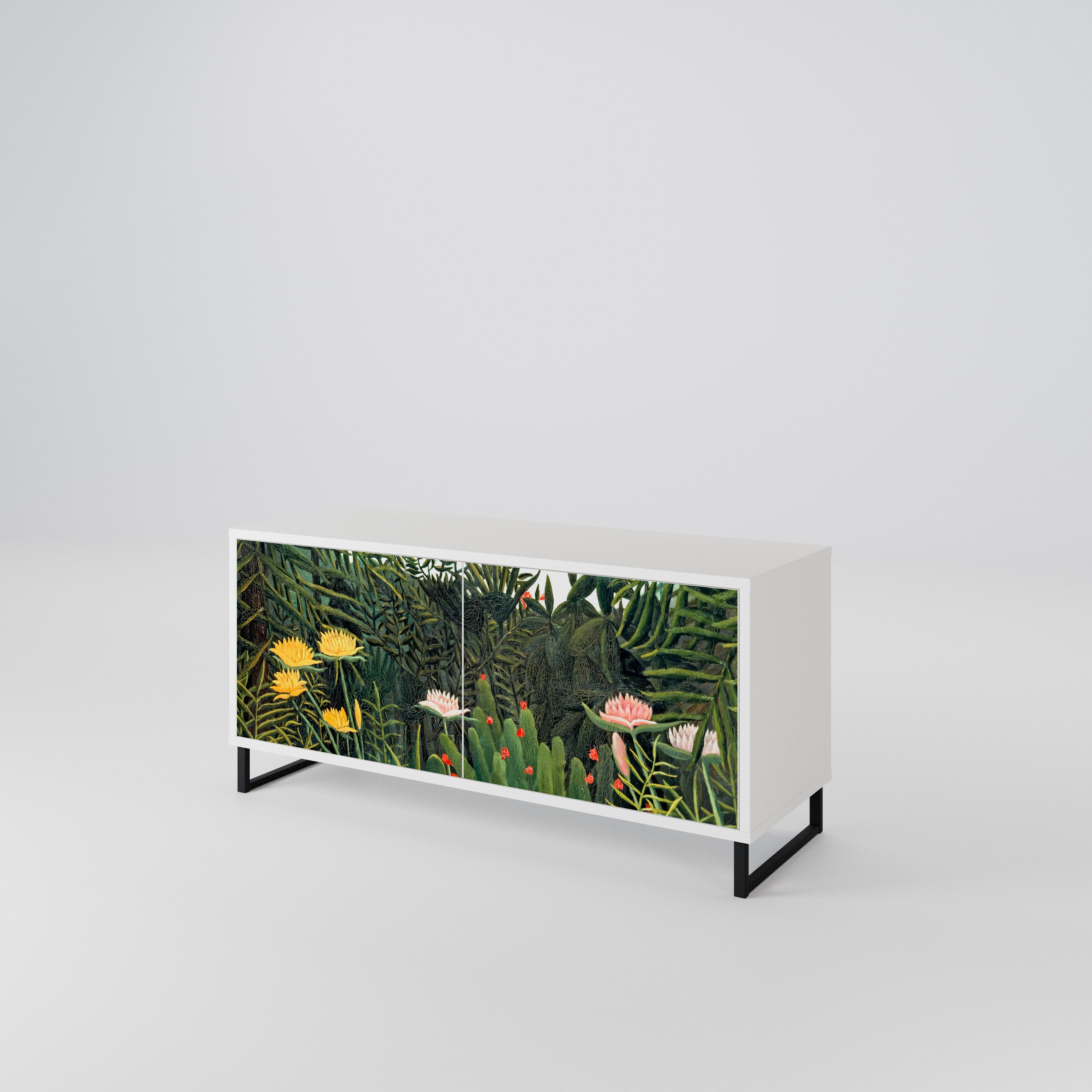 VIRGIN FOREST WITH SUNSET Mueble de TV Compacto de 2 puertas