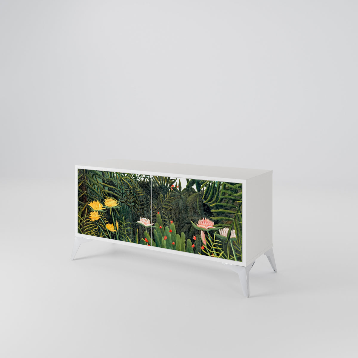 VIRGIN FOREST WITH SUNSET Mueble de TV Compacto de 2 puertas