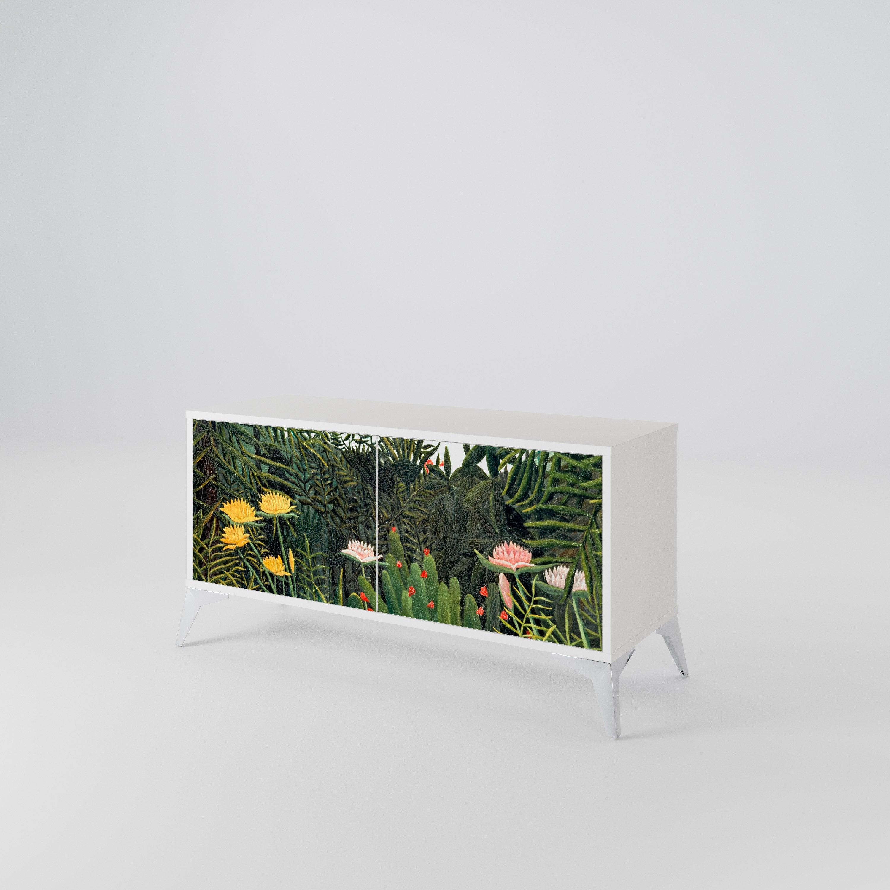 VIRGIN FOREST WITH SUNSET Mueble de TV Compacto de 2 puertas