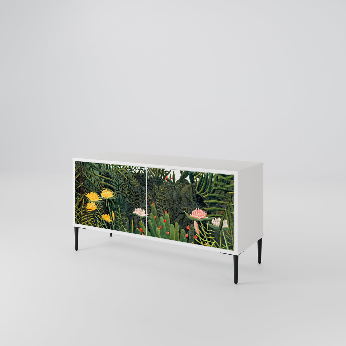 VIRGIN FOREST WITH SUNSET Mueble de TV Compacto de 2 puertas