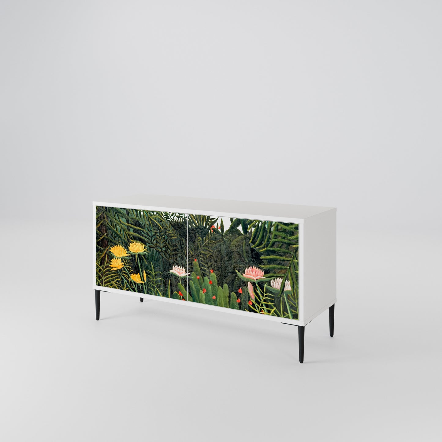 VIRGIN FOREST WITH SUNSET Mueble de TV Compacto de 2 puertas