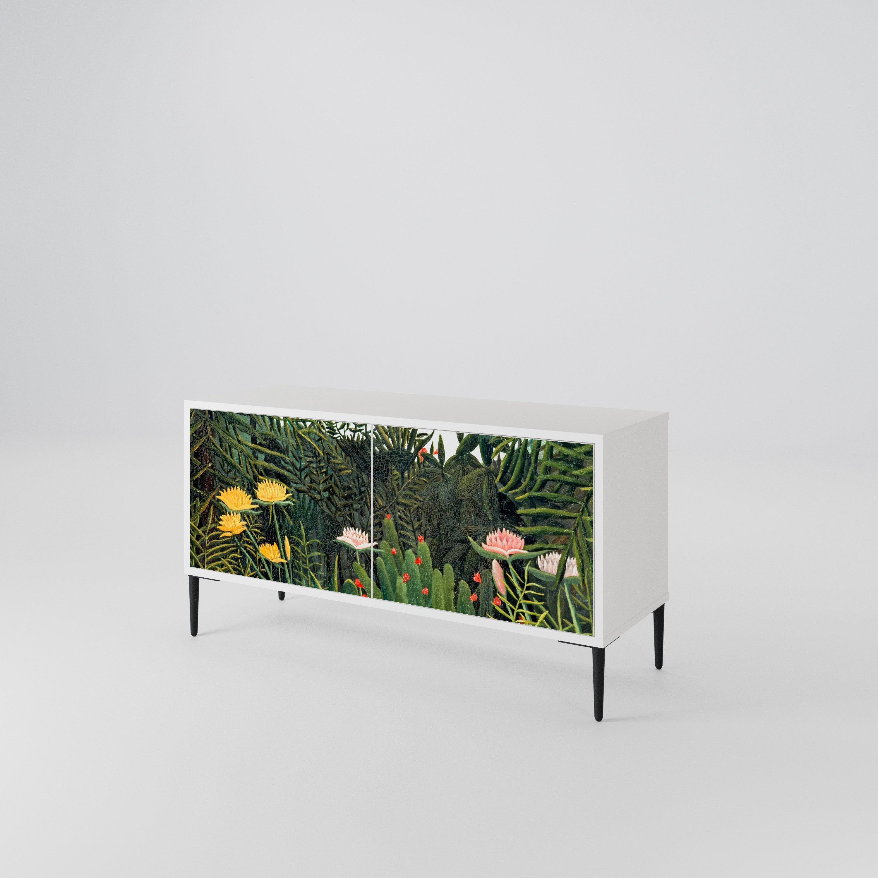 VIRGIN FOREST WITH SUNSET Mueble de TV Compacto de 2 puertas