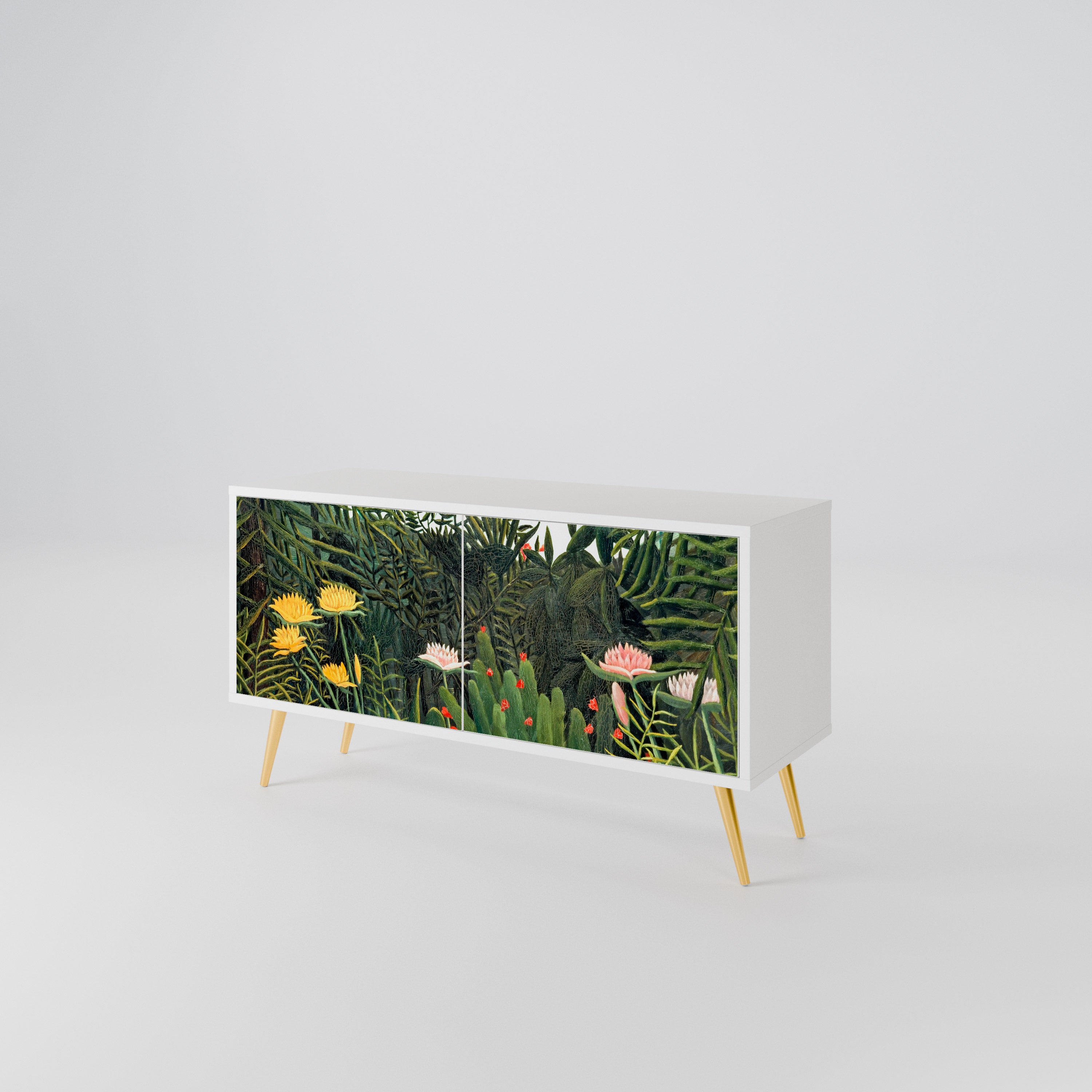 VIRGIN FOREST WITH SUNSET Mueble de TV Compacto de 2 puertas