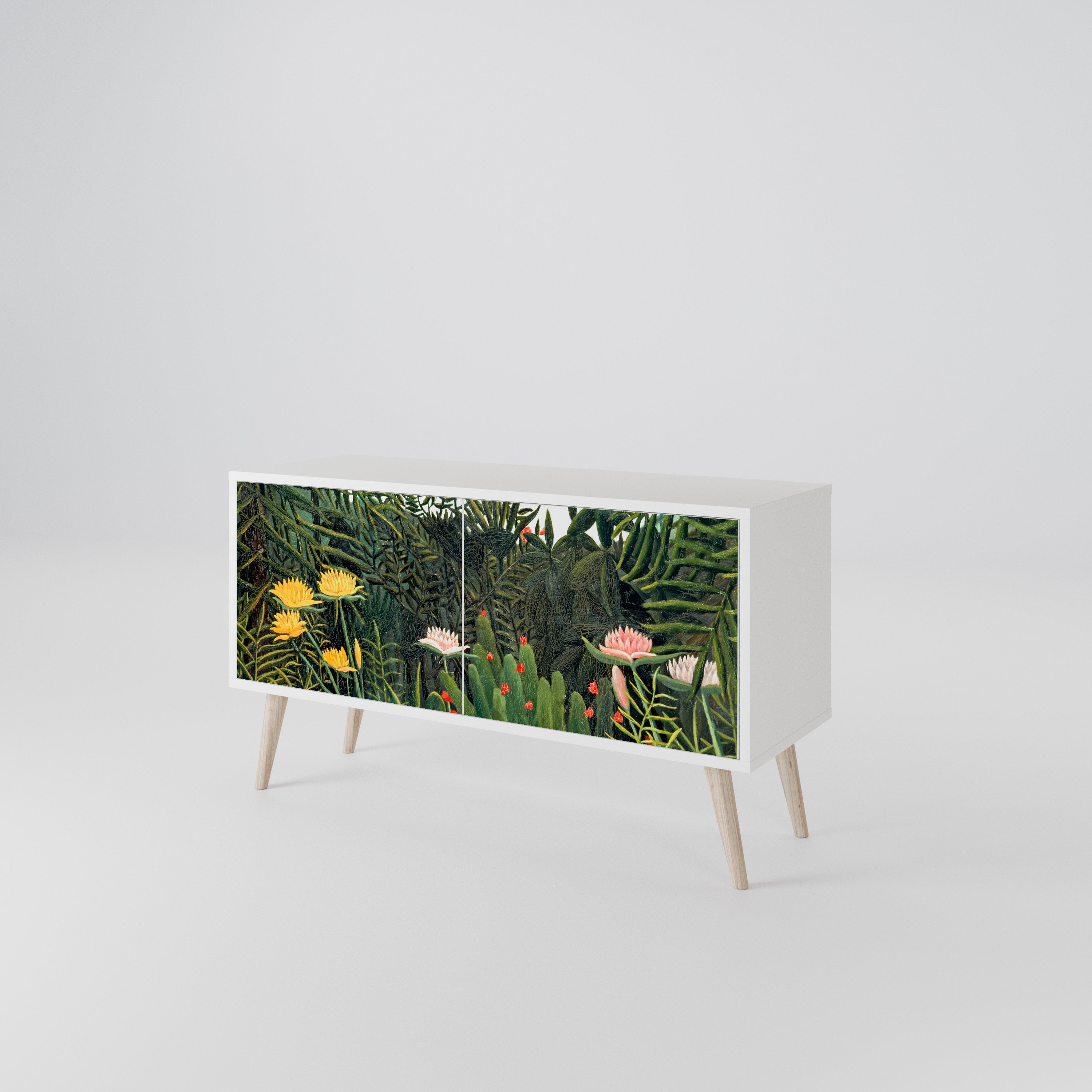 VIRGIN FOREST WITH SUNSET Mueble de TV Compacto de 2 puertas