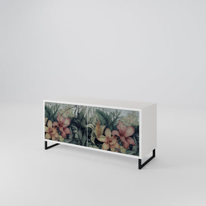 HEAVENLY BLOOM Mueble de TV Compacto de 2 puertas