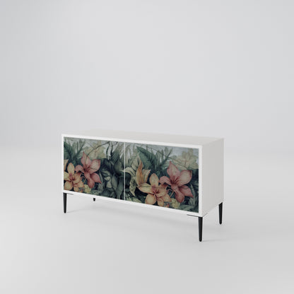 HEAVENLY BLOOM Mueble de TV Compacto de 2 puertas