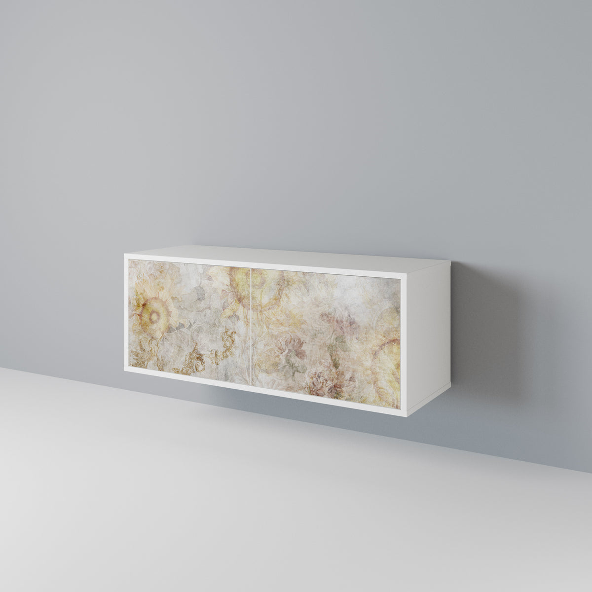 SUNFLOWER BLUR Mueble de TV Compacto de 2 puertas
