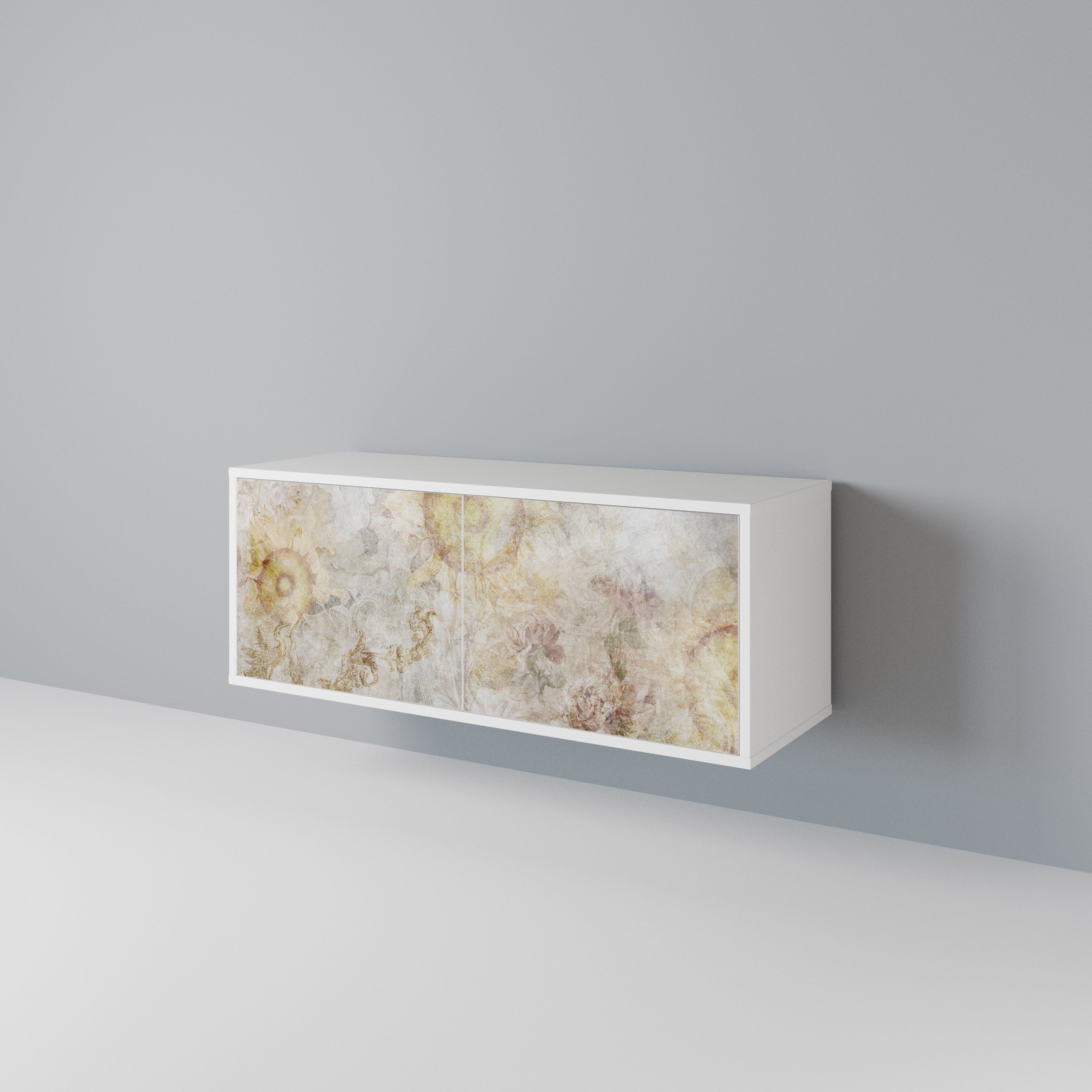 SUNFLOWER BLUR Mueble de TV Compacto de 2 puertas