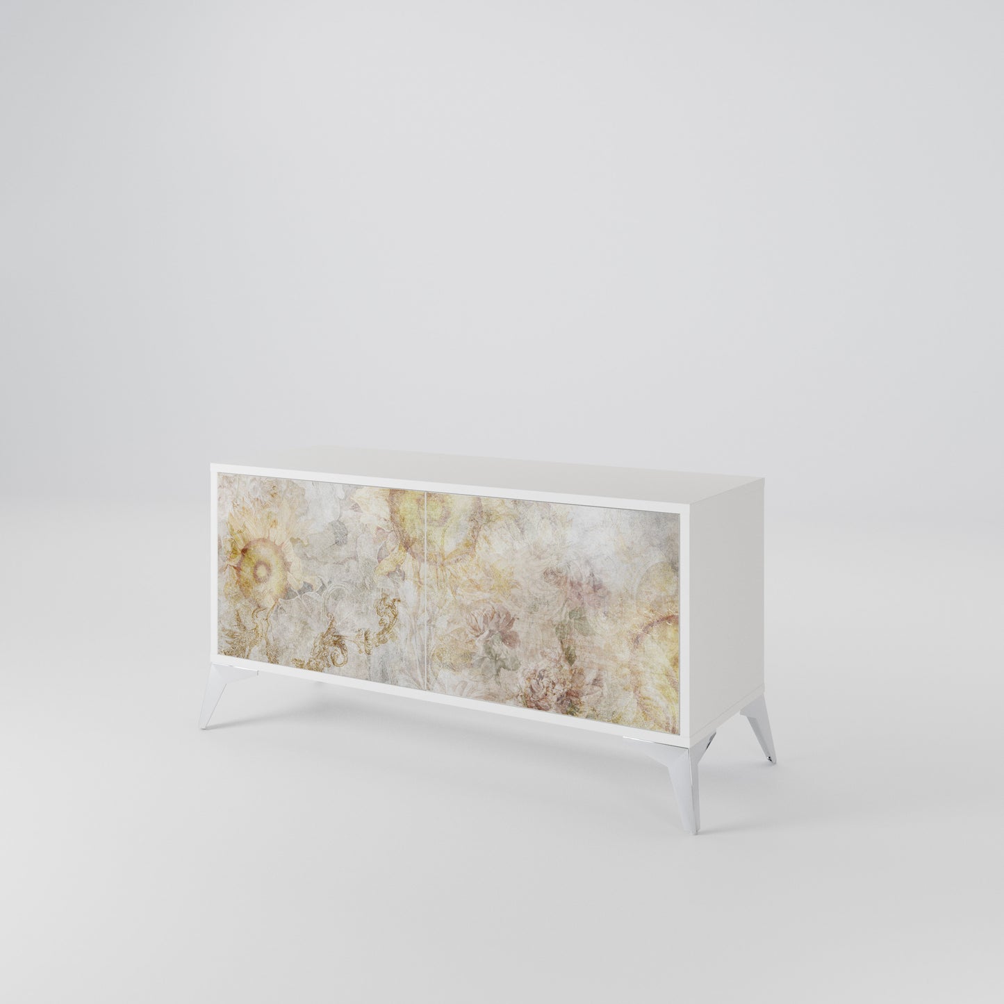 SUNFLOWER BLUR Mueble de TV Compacto de 2 puertas