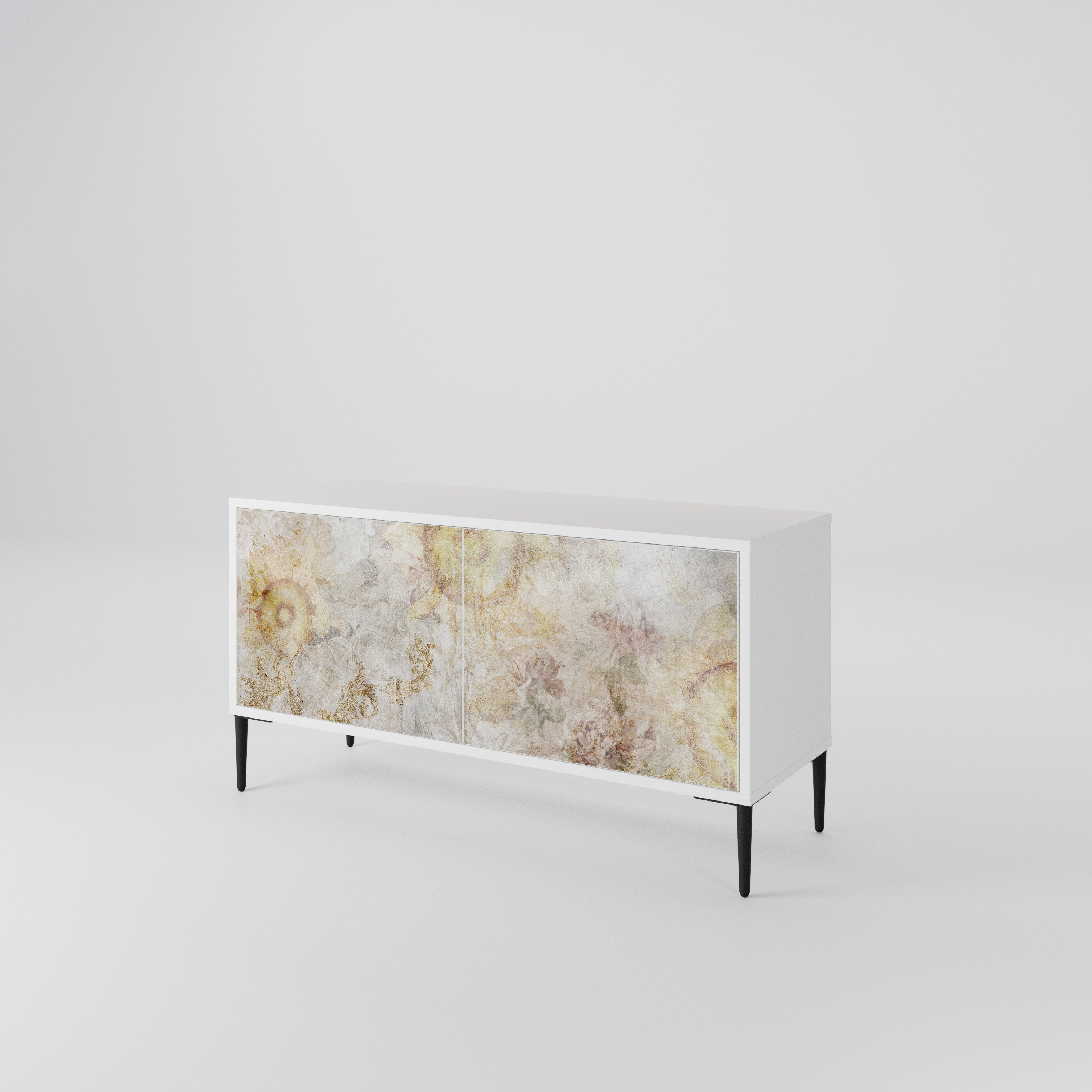 SUNFLOWER BLUR Mueble de TV Compacto de 2 puertas